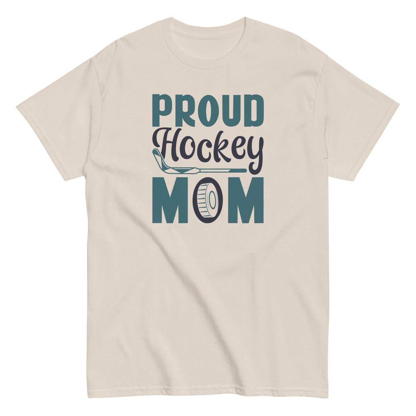 Proud Hockey Mom Shirt Natural / S Spirit Gear Collective T-Shirt