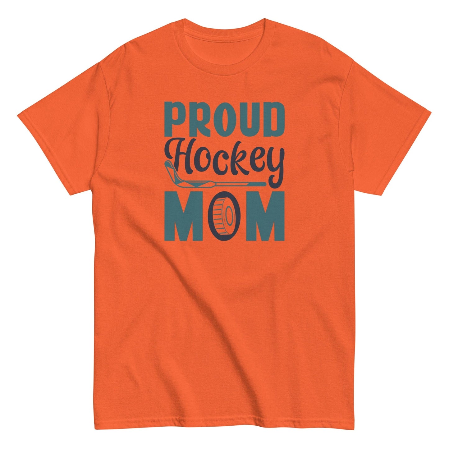 Proud Hockey Mom Shirt Orange / S Spirit Gear Collective T-Shirt