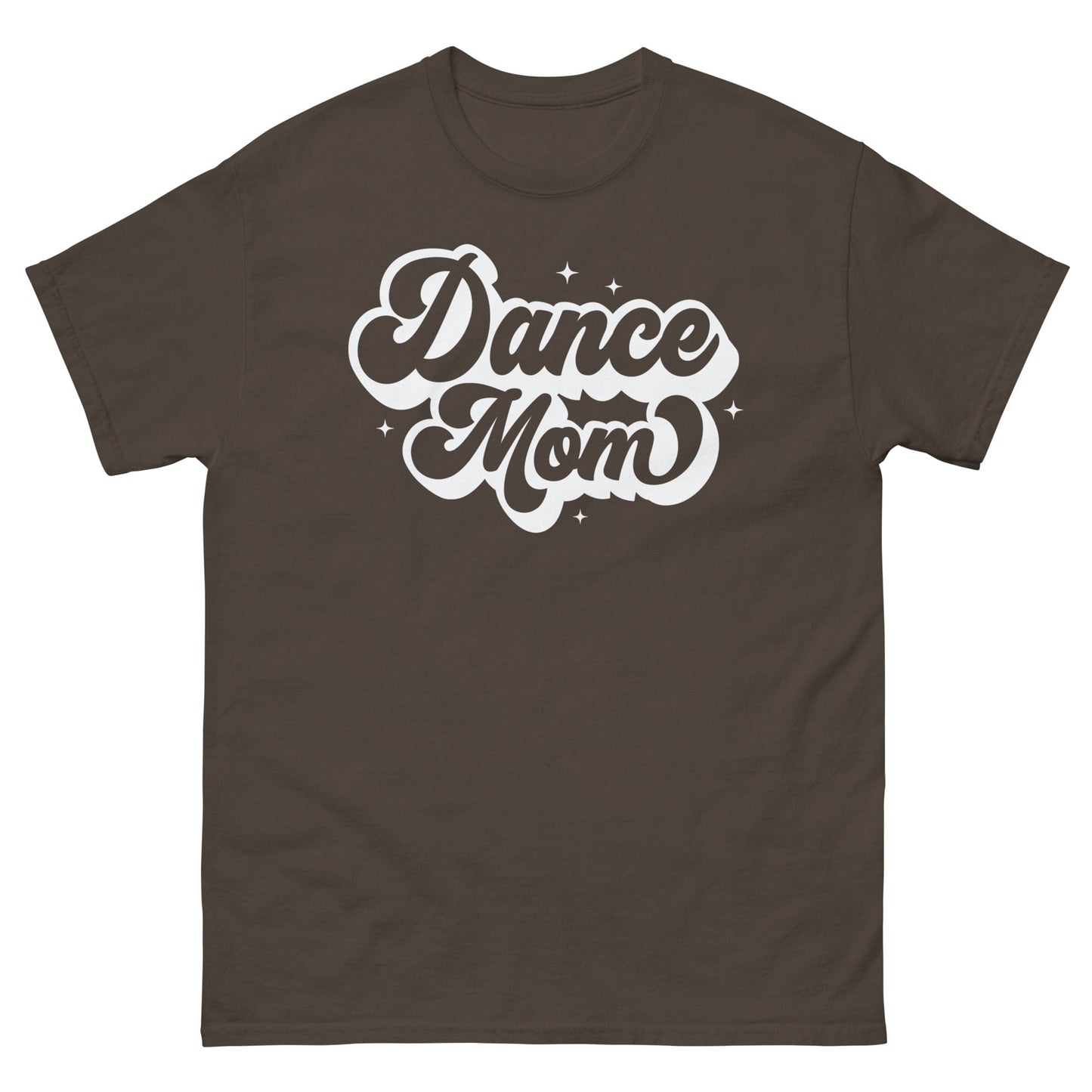 Retro Dance Mom T-Shirt – Bold Script Design for Proud Dance Moms Dark Chocolate / S Spirit Gear Collective