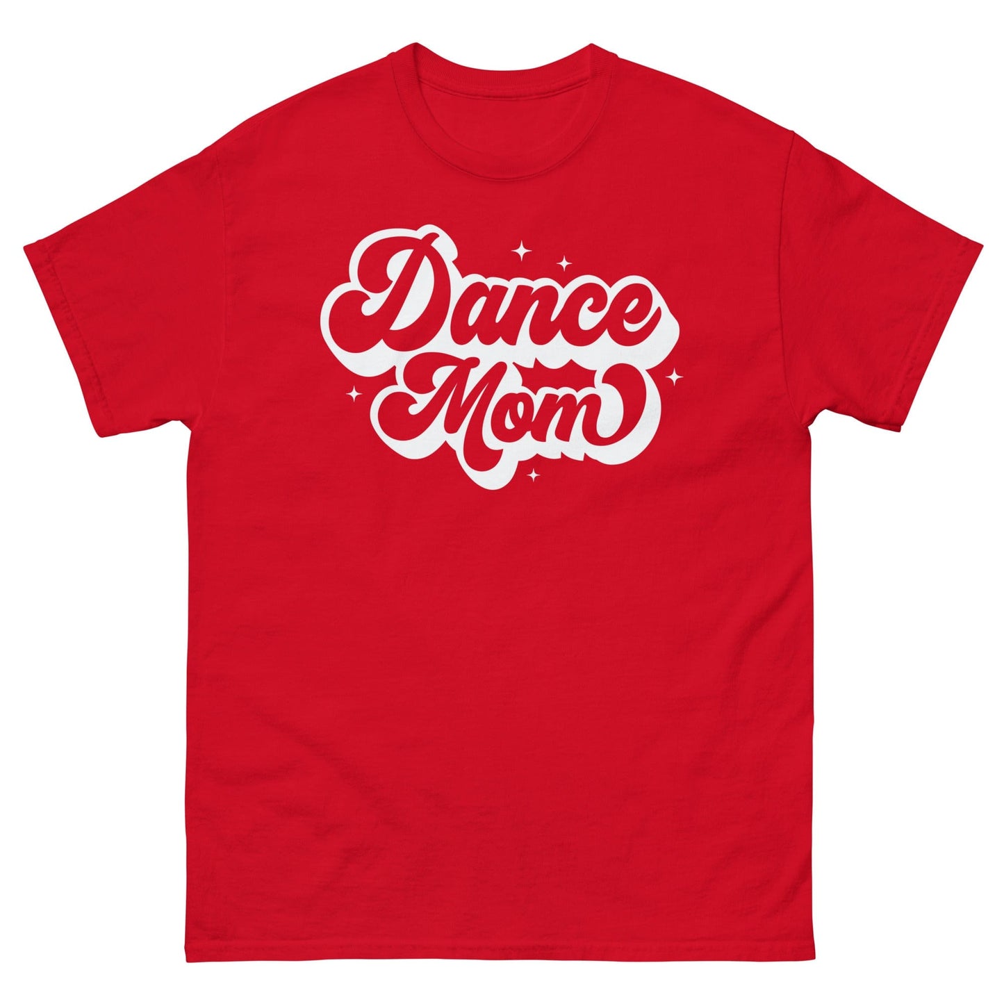Retro Dance Mom T-Shirt – Bold Script Design for Proud Dance Moms Red / S Spirit Gear Collective