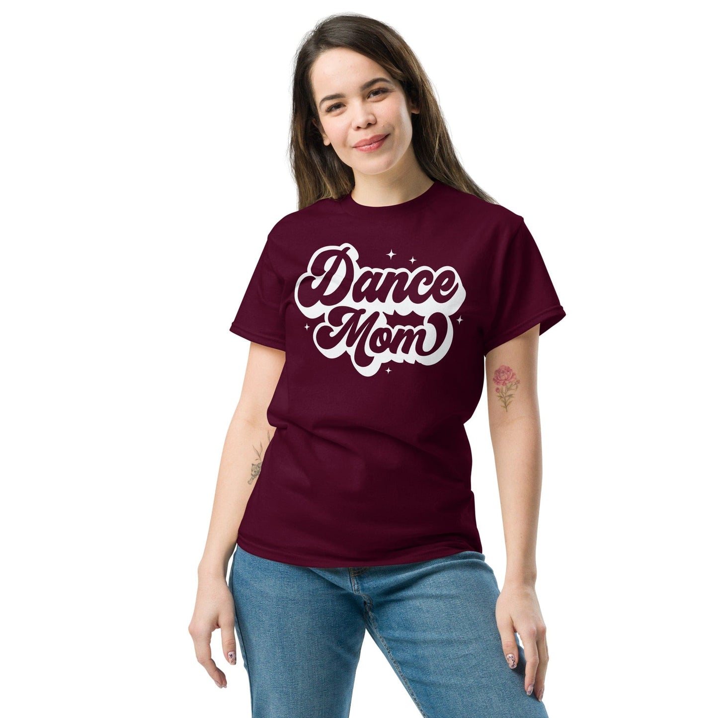 Retro Dance Mom T-Shirt – Bold Script Design for Proud Dance Moms Spirit Gear Collective