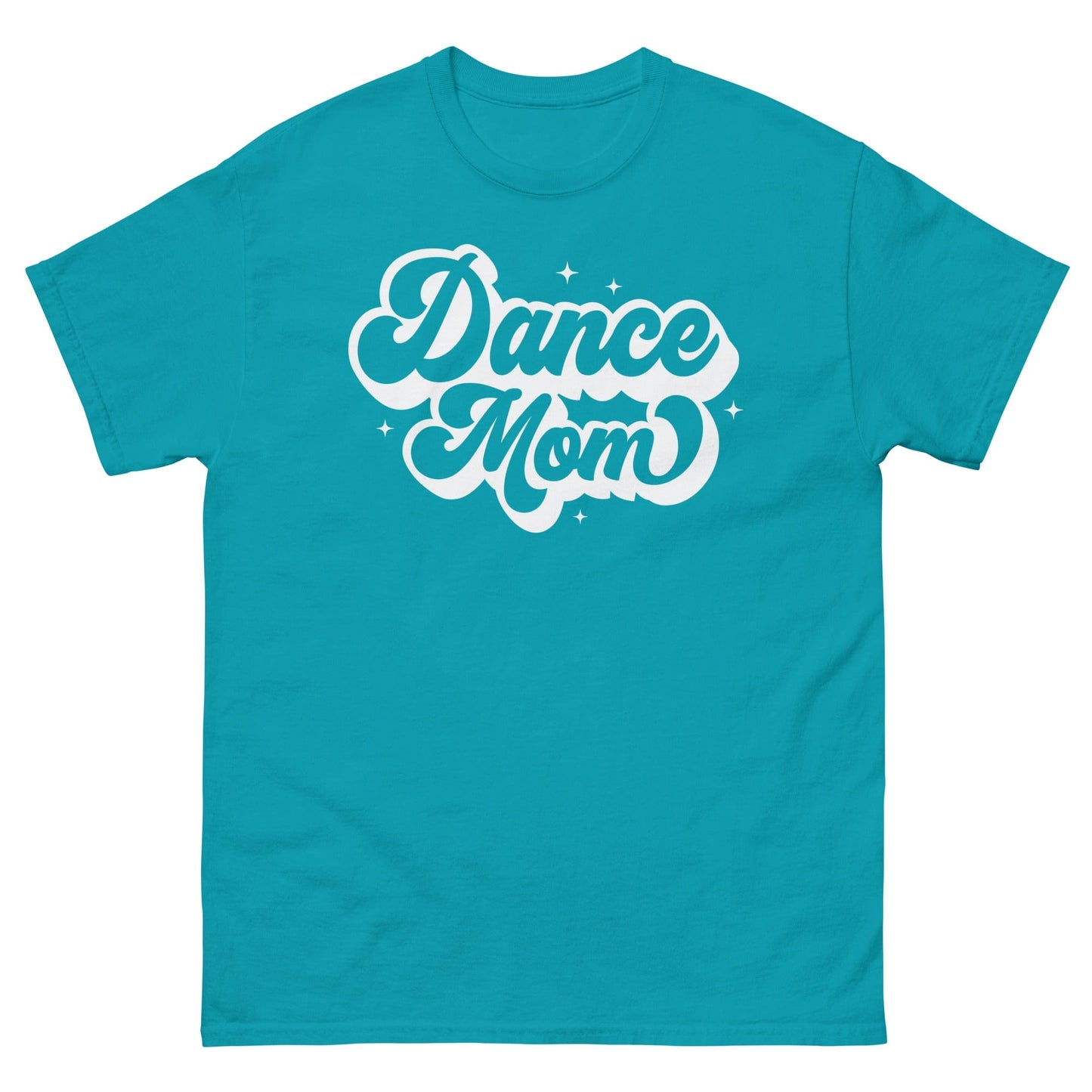 Retro Dance Mom T-Shirt – Bold Script Design for Proud Dance Moms Tropical Blue / S Spirit Gear Collective
