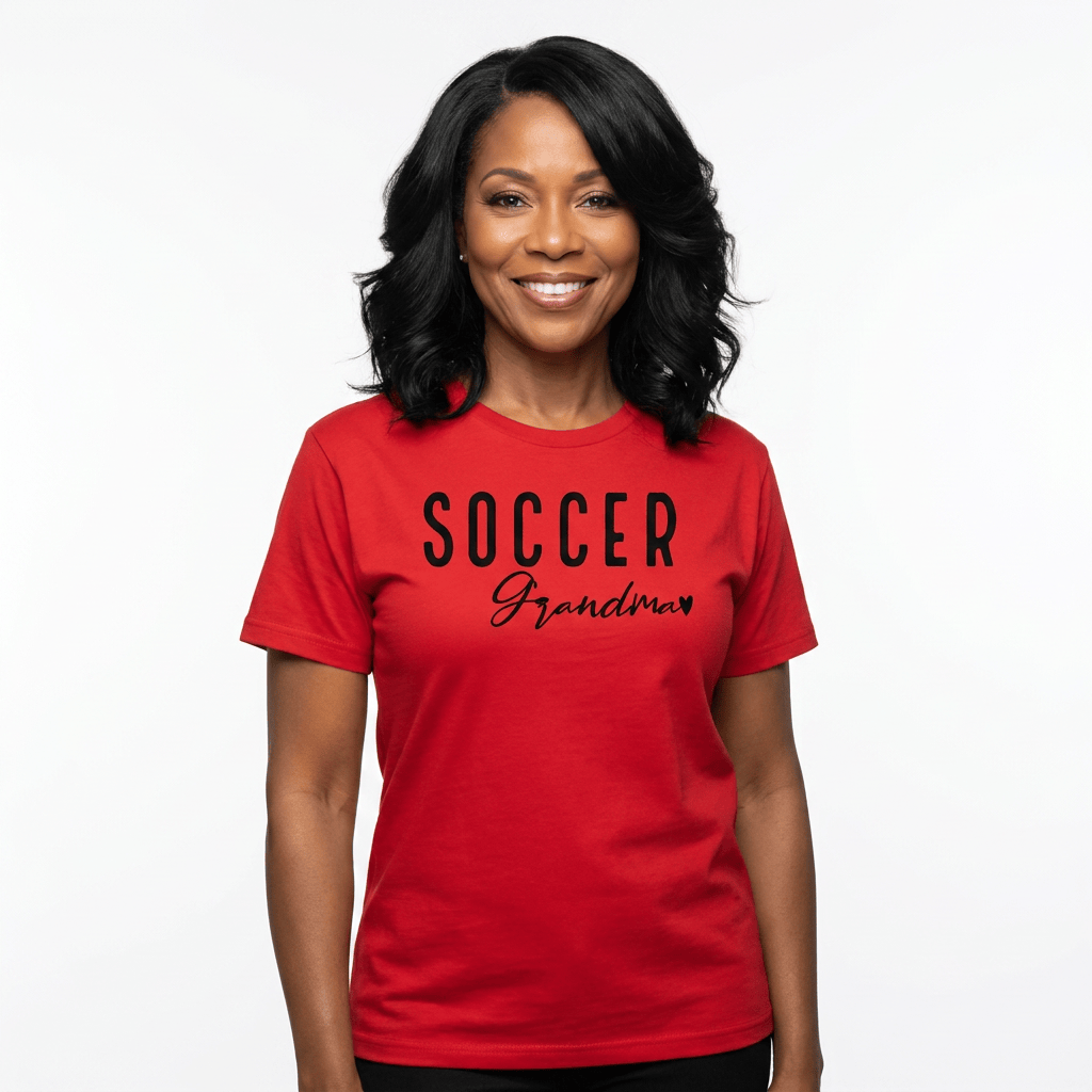 Soccer Grandma Shirt – Cute Soccer Grandmother T-Shirt Spirit Gear Collective T-Shirt