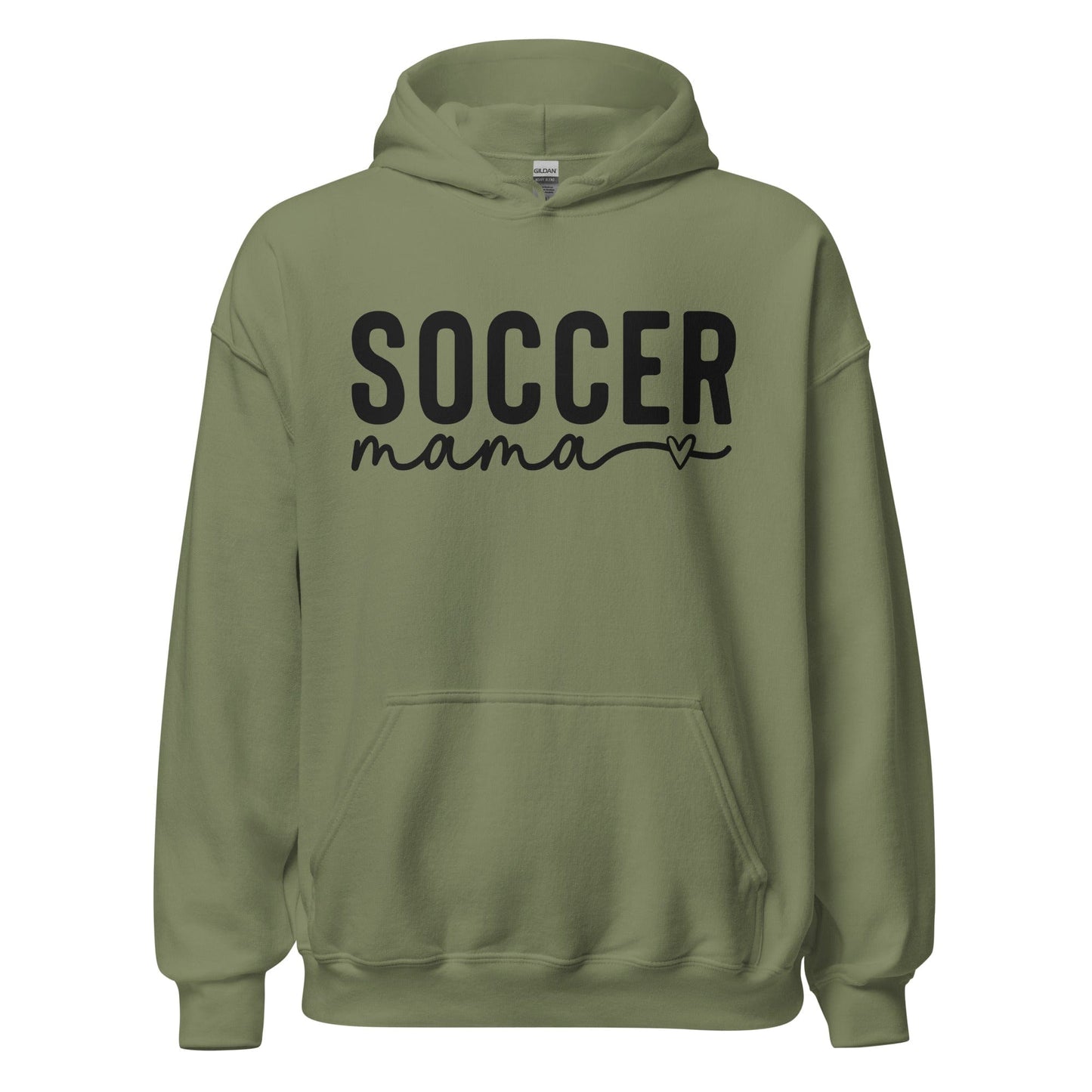 Soccer Mama Hoodie Military Green / S Spirit Gear Collective Hoodie