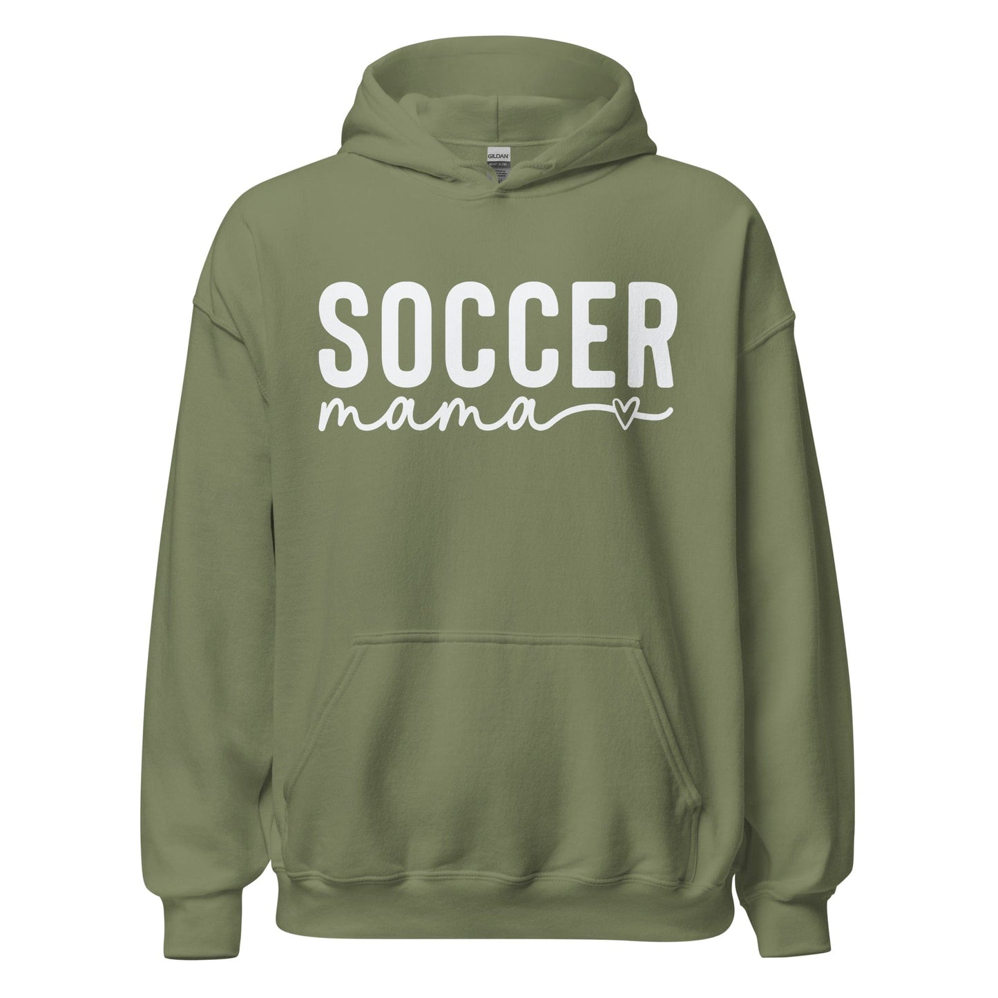 Soccer Mama Hoodie Military Green / S Spirit Gear Collective Hoodie