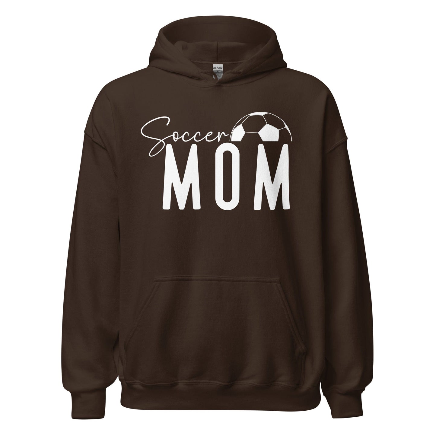 Soccer Mom Hoodie Dark Chocolate / S Spirit Gear Collective Hoodie
