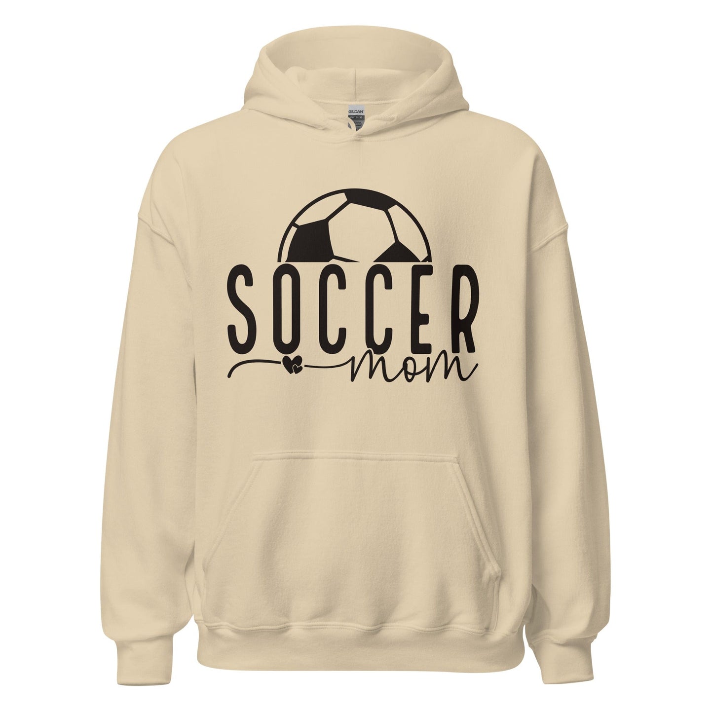 Soccer Mom Hoodie Sand / S Spirit Gear Collective Hoodie