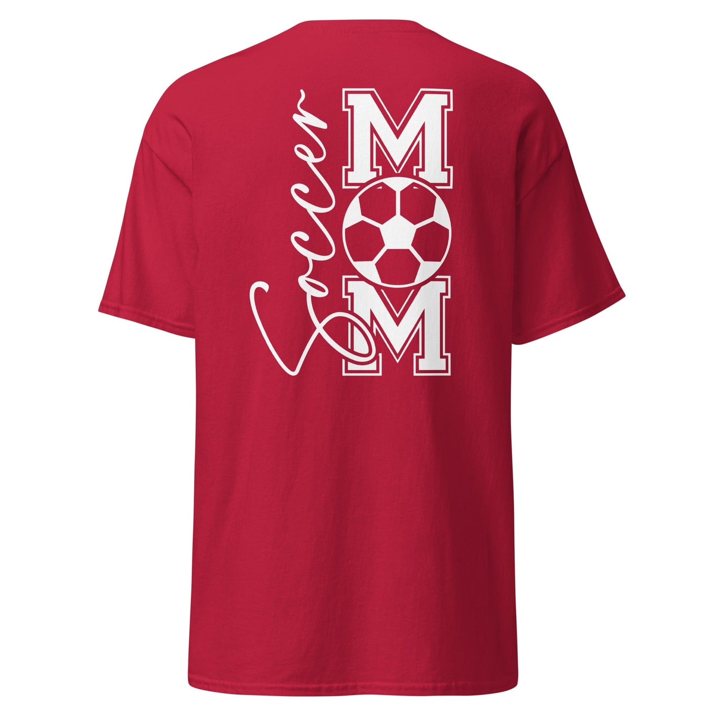 Soccer Mom Shirt (back) Cardinal / S Spirit Gear Collective T-Shirt
