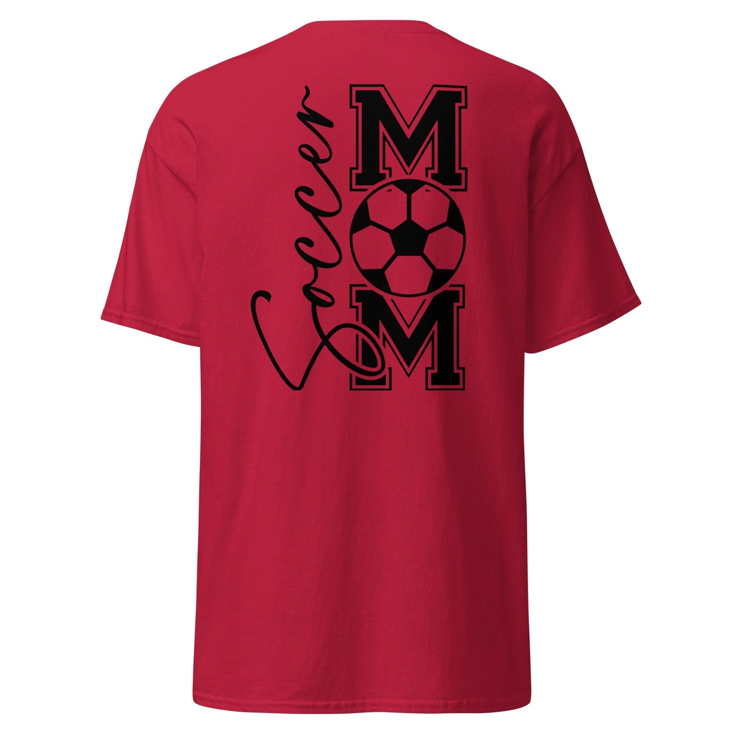 Soccer Mom Shirt (back) Cardinal / S Spirit Gear Collective T-Shirt