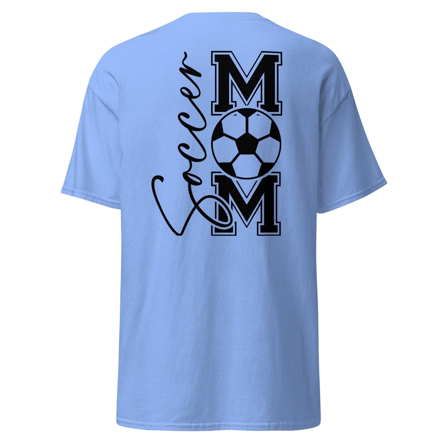Soccer Mom Shirt (back) Carolina Blue / S Spirit Gear Collective T-Shirt
