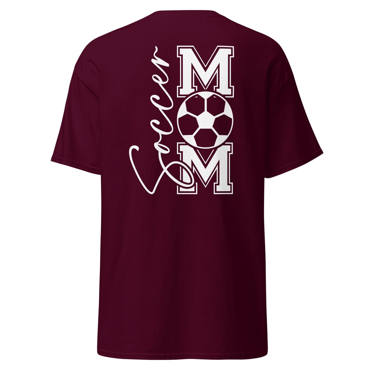 Soccer Mom Shirt (back) Maroon / S Spirit Gear Collective T-Shirt
