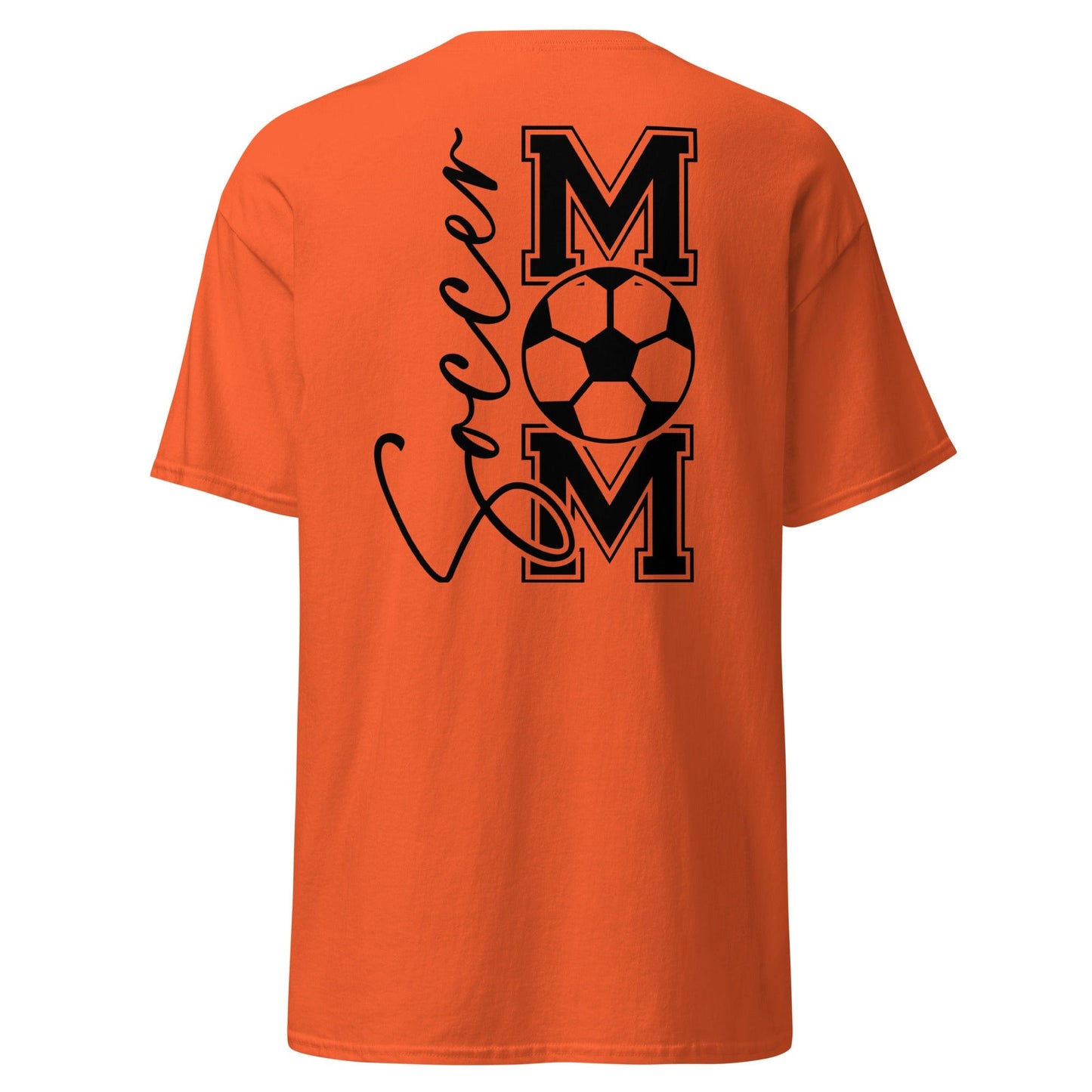 Soccer Mom Shirt (back) Orange / S Spirit Gear Collective T-Shirt