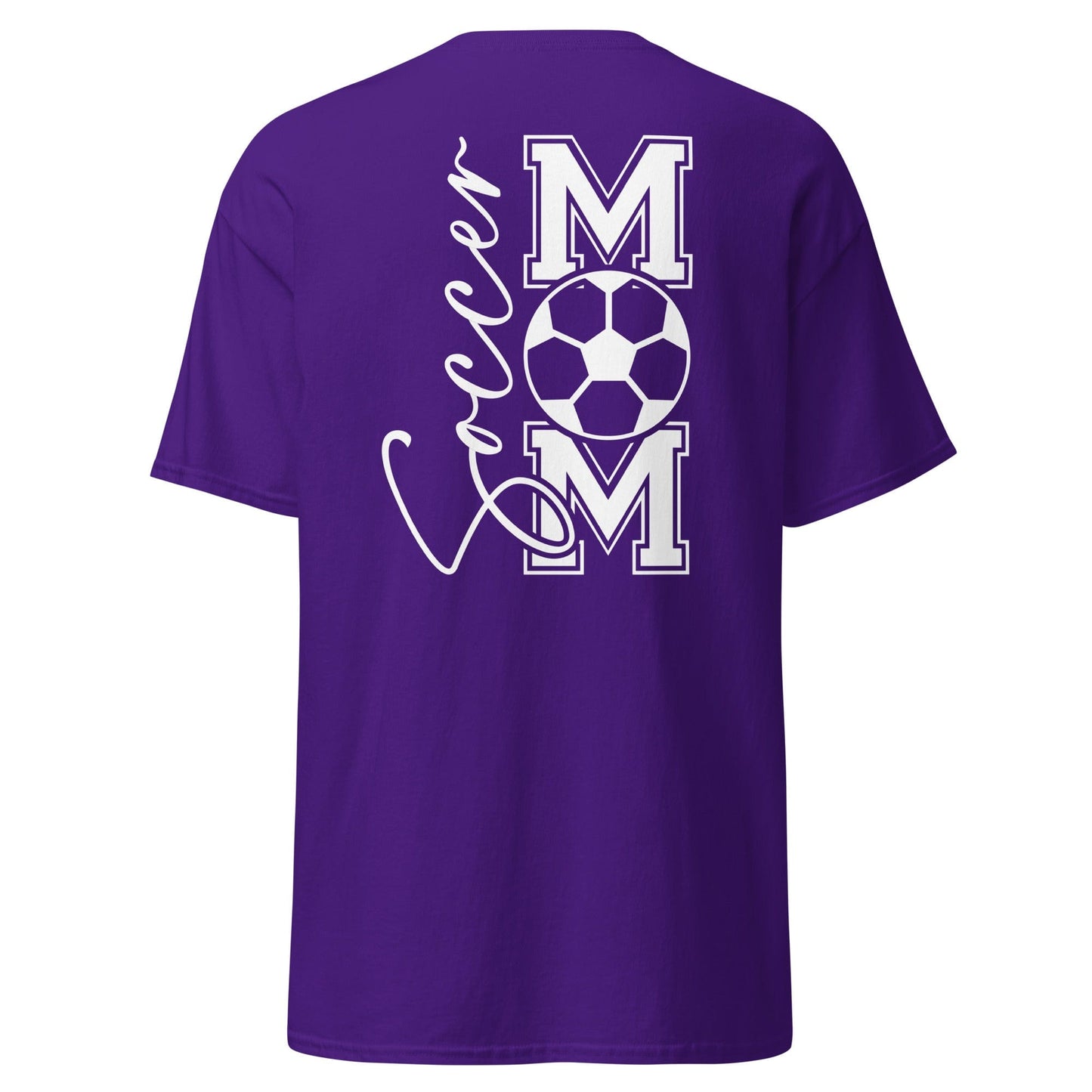 Soccer Mom Shirt (back) Purple / S Spirit Gear Collective T-Shirt