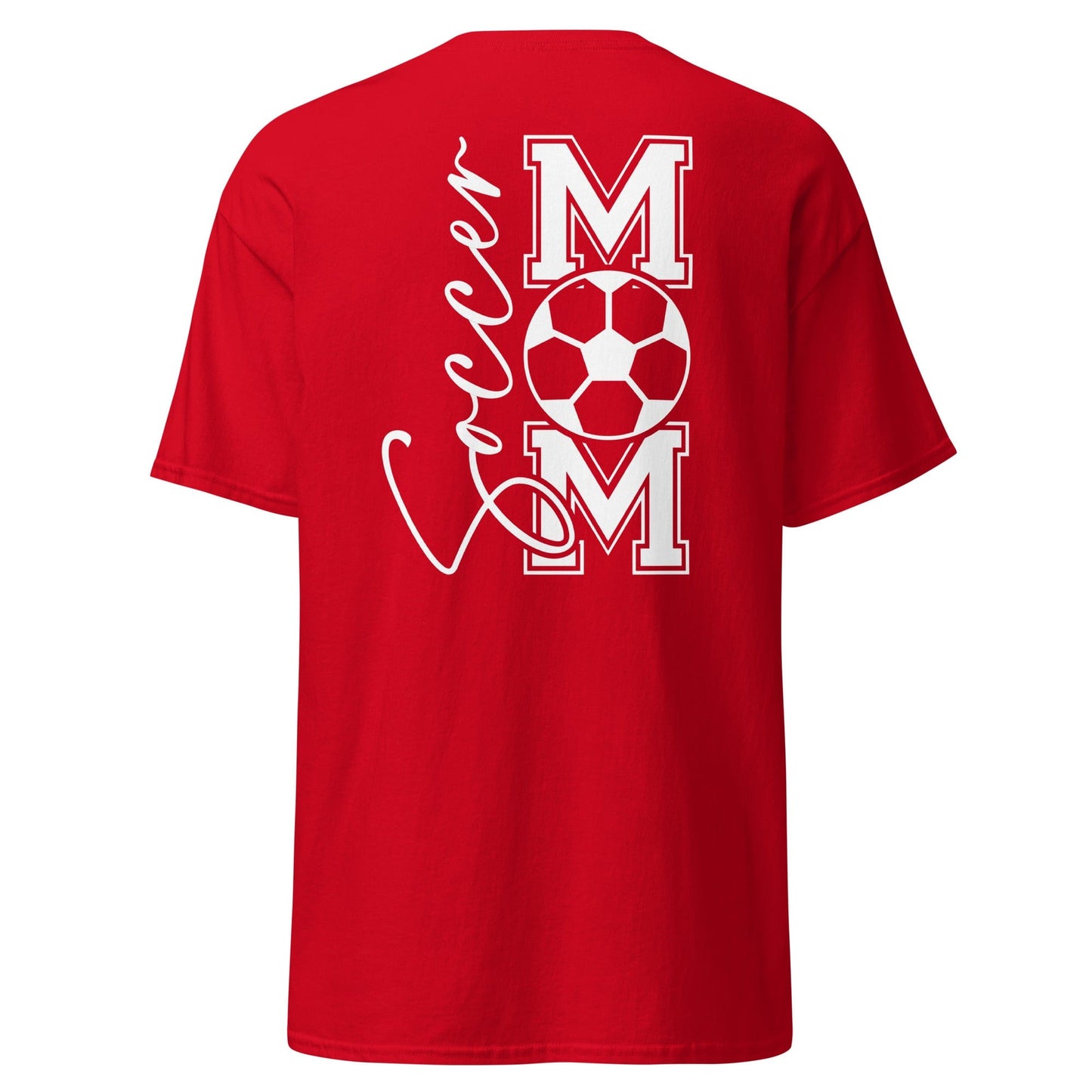 Soccer Mom Shirt (back) Red / S Spirit Gear Collective T-Shirt