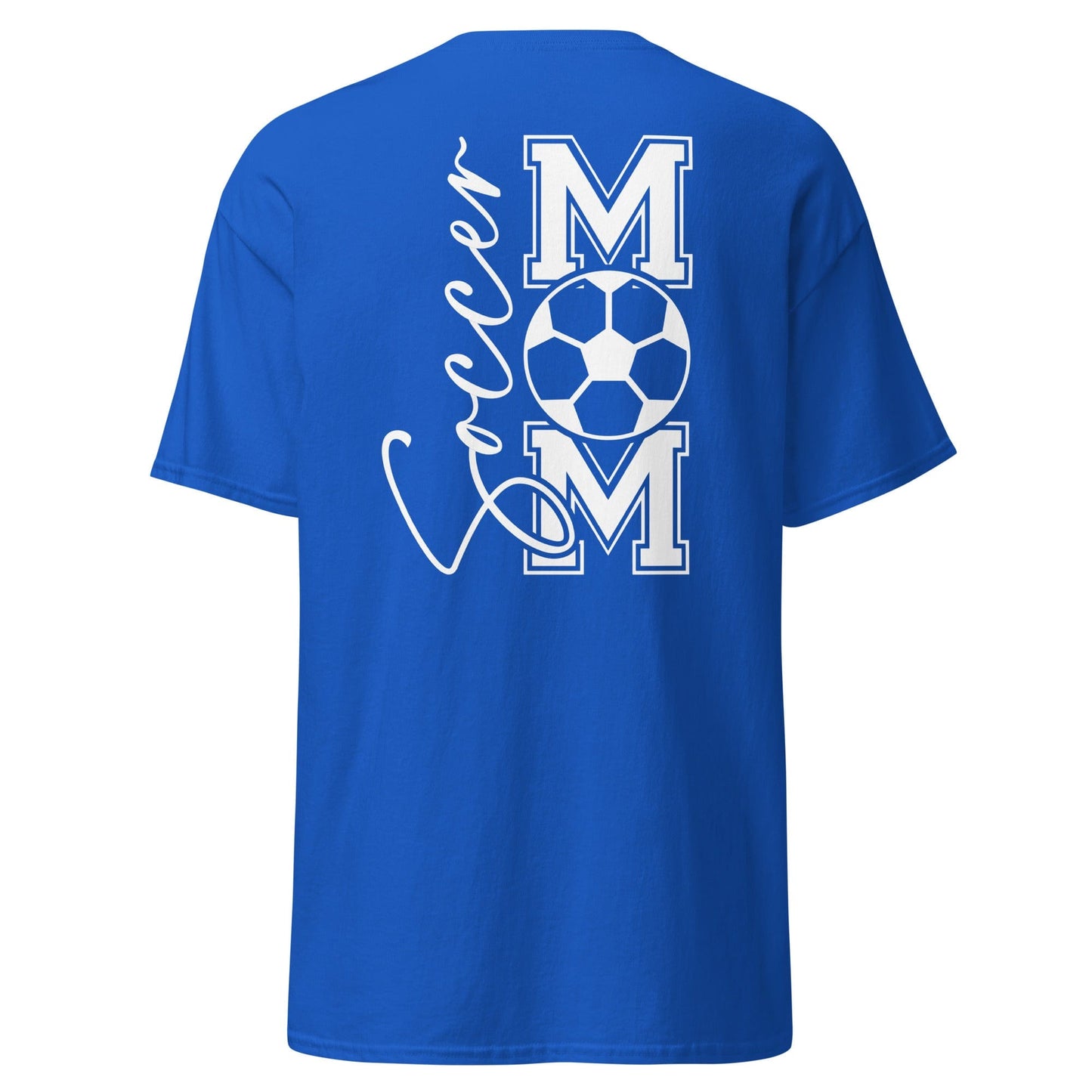 Soccer Mom Shirt (back) Royal / S Spirit Gear Collective T-Shirt