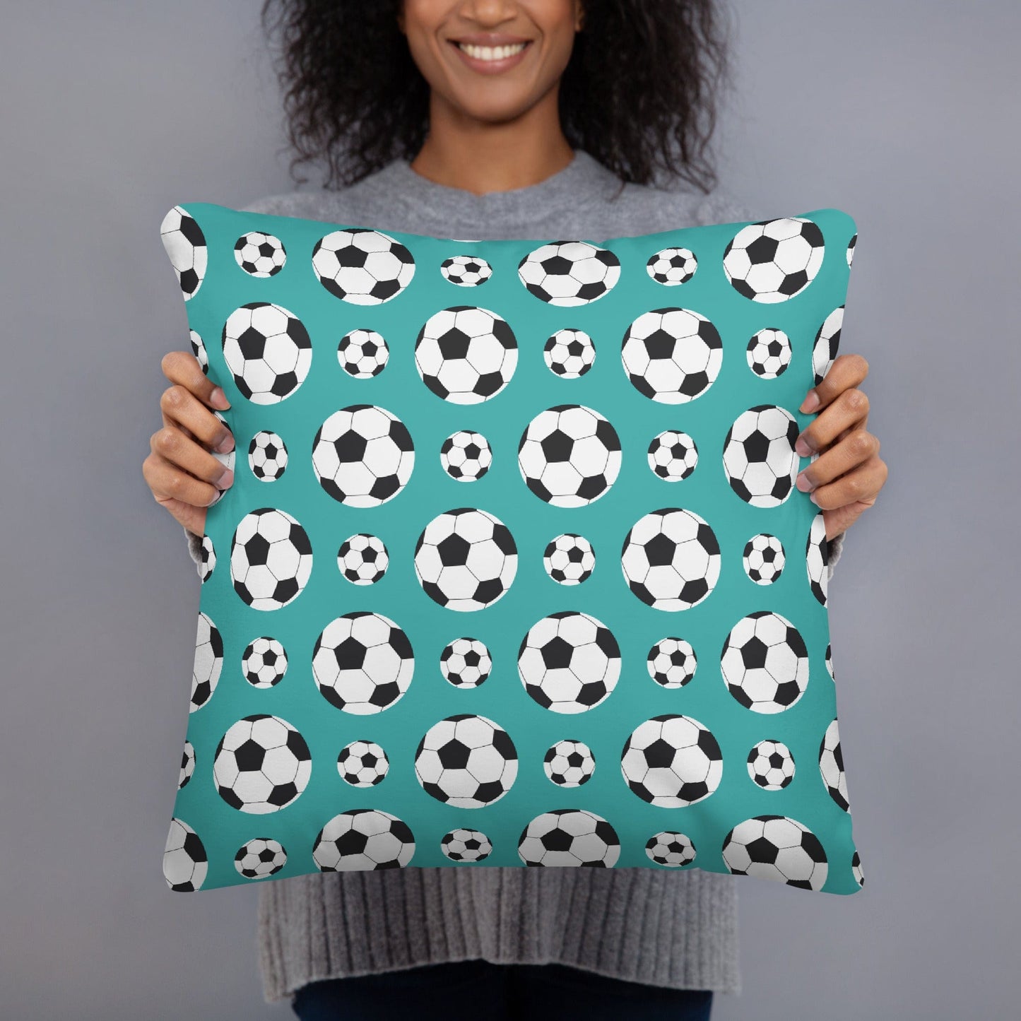 Soccer Pillow 18″×18″ Spirit Gear Collective Pillow