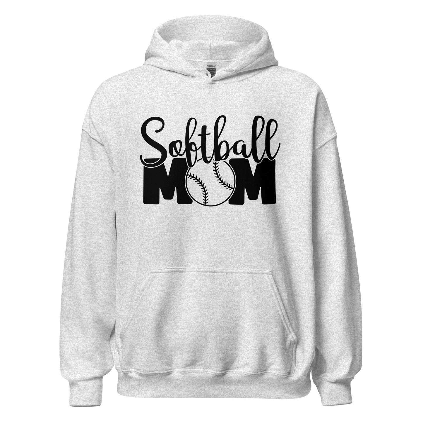 Softball Mom Hoodie Ash / S Spirit Gear Collective Hoodie