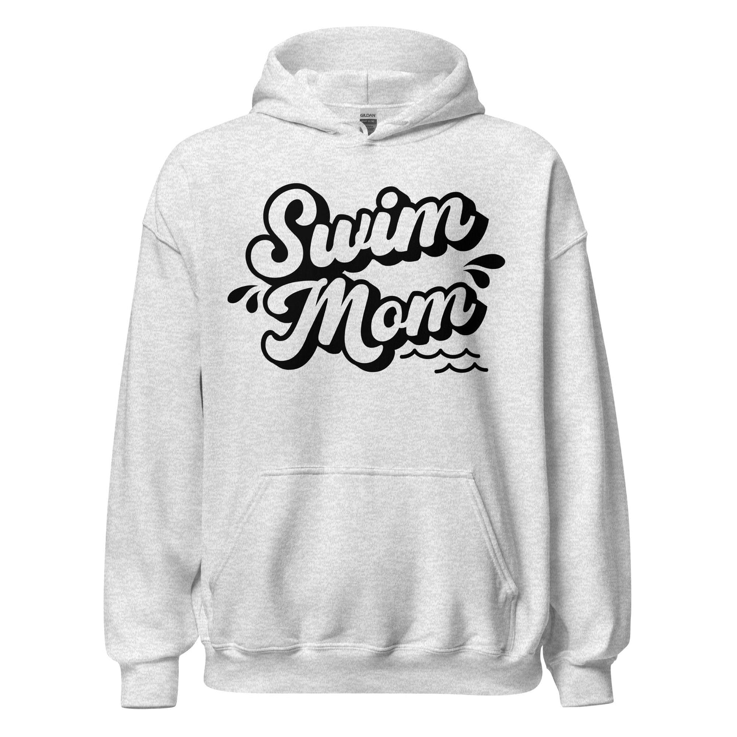 Swim Mom Hoodie – Cozy Comfort for the Ultimate Poolside Supporter Ash / S Spirit Gear Collective Hoodie