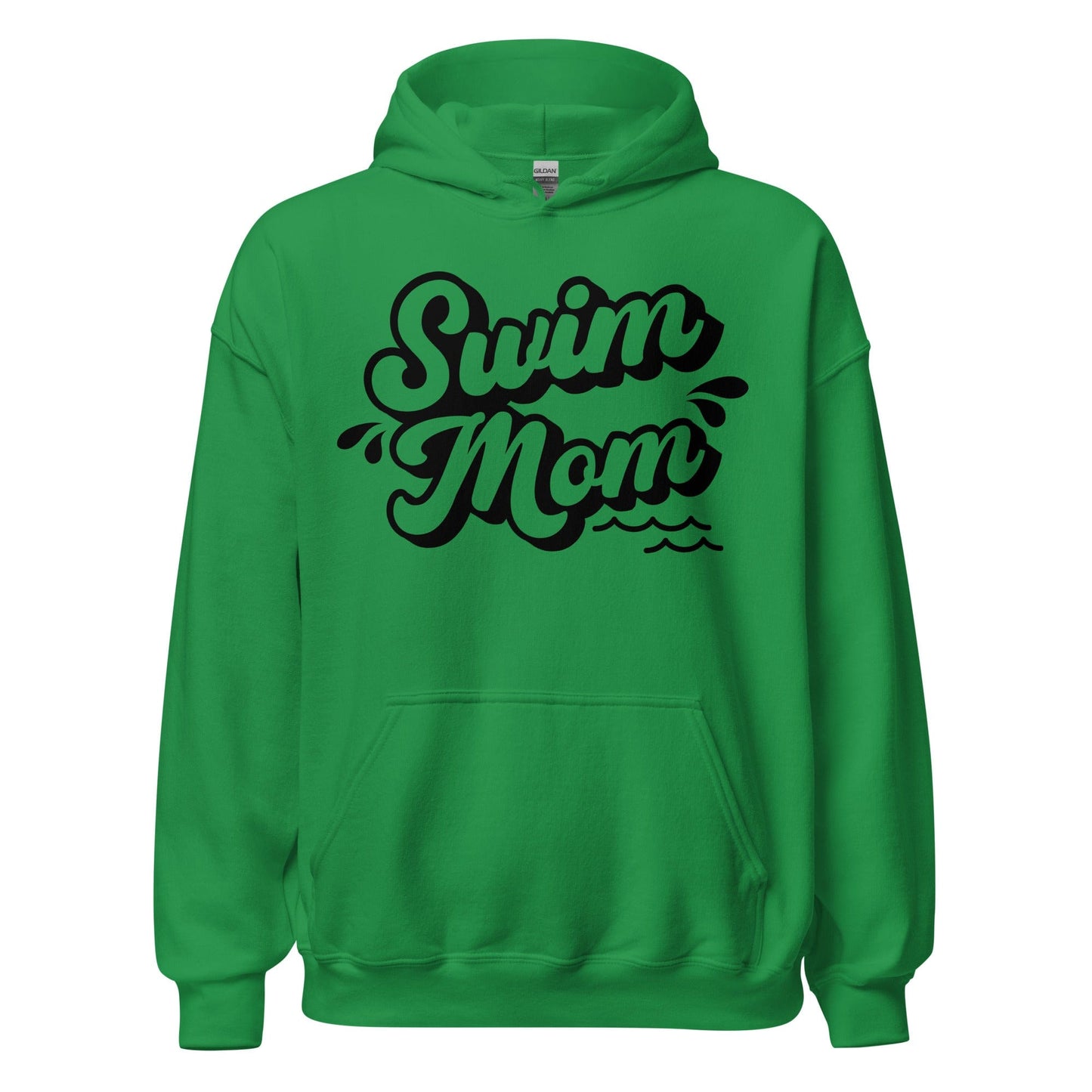 Swim Mom Hoodie – Cozy Comfort for the Ultimate Poolside Supporter Irish Green / S Spirit Gear Collective Hoodie