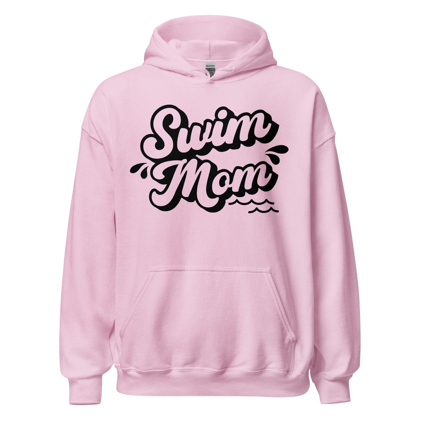 Swim Mom Hoodie – Cozy Comfort for the Ultimate Poolside Supporter Light Pink / S Spirit Gear Collective Hoodie