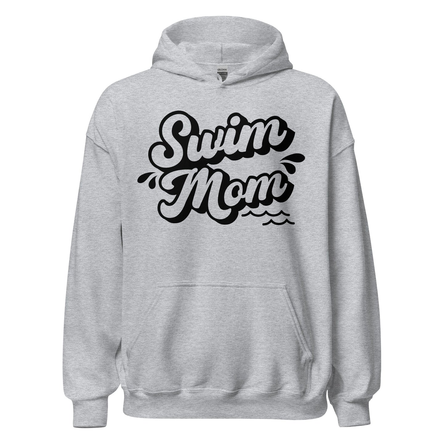 Swim Mom Hoodie – Cozy Comfort for the Ultimate Poolside Supporter Sport Grey / S Spirit Gear Collective Hoodie