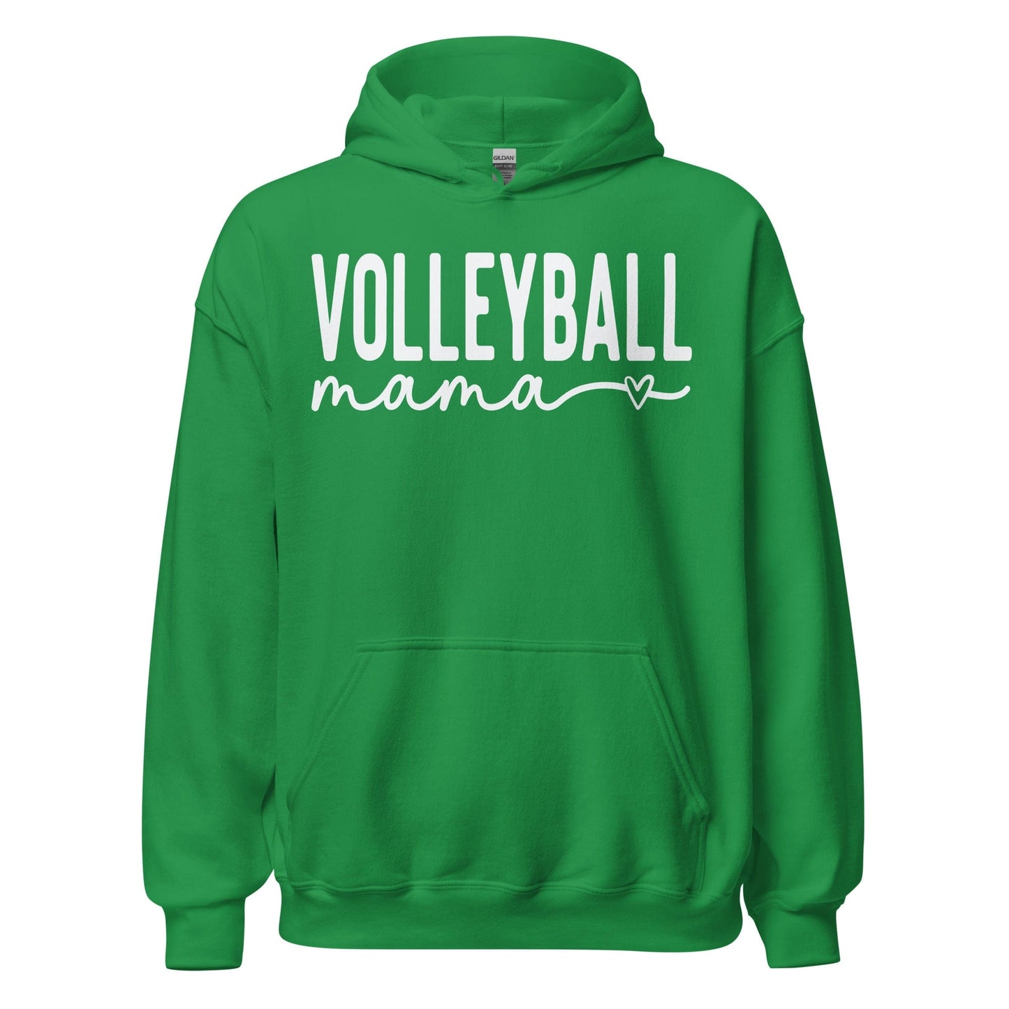 Volleyball Mama Cozy Hoodie Irish Green / S Spirit Gear Collective Hoodie