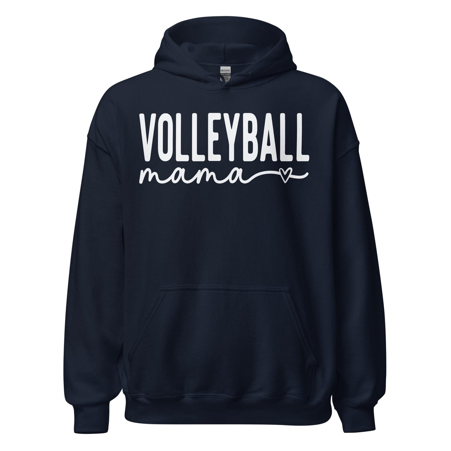 Volleyball Mama Cozy Hoodie Navy / S Spirit Gear Collective Hoodie