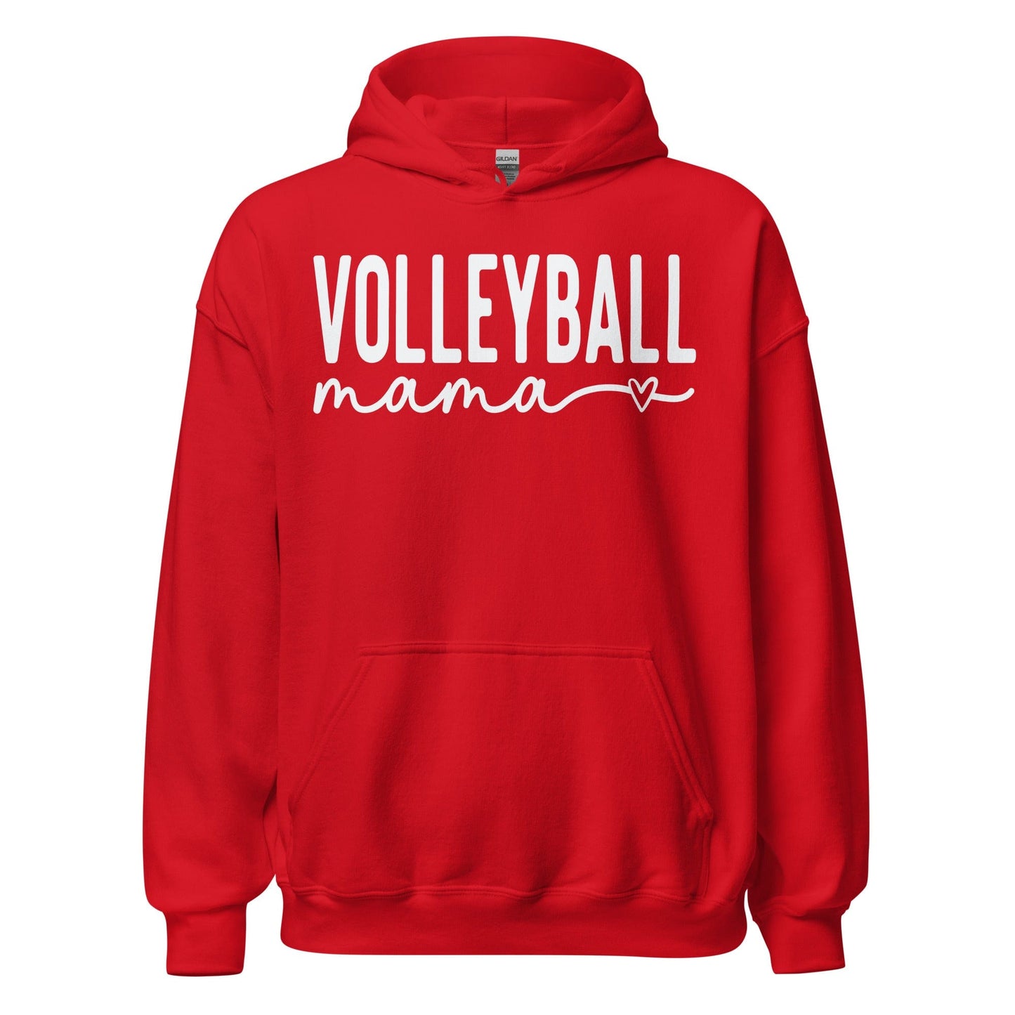 Volleyball Mama Cozy Hoodie Red / S Spirit Gear Collective Hoodie