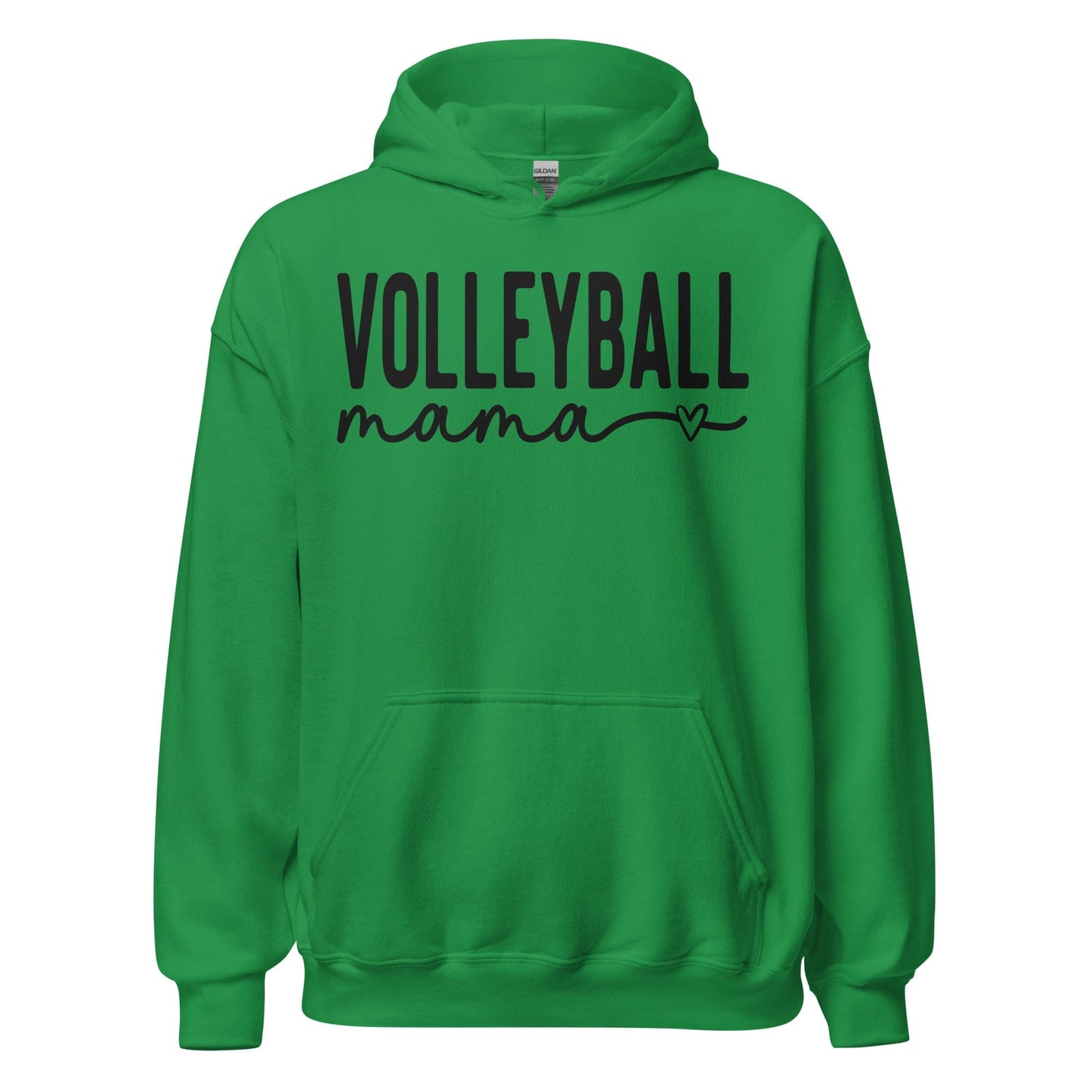 Volleyball Mama Hoodie – Soft Script Style Irish Green / S Spirit Gear Collective Hoodie