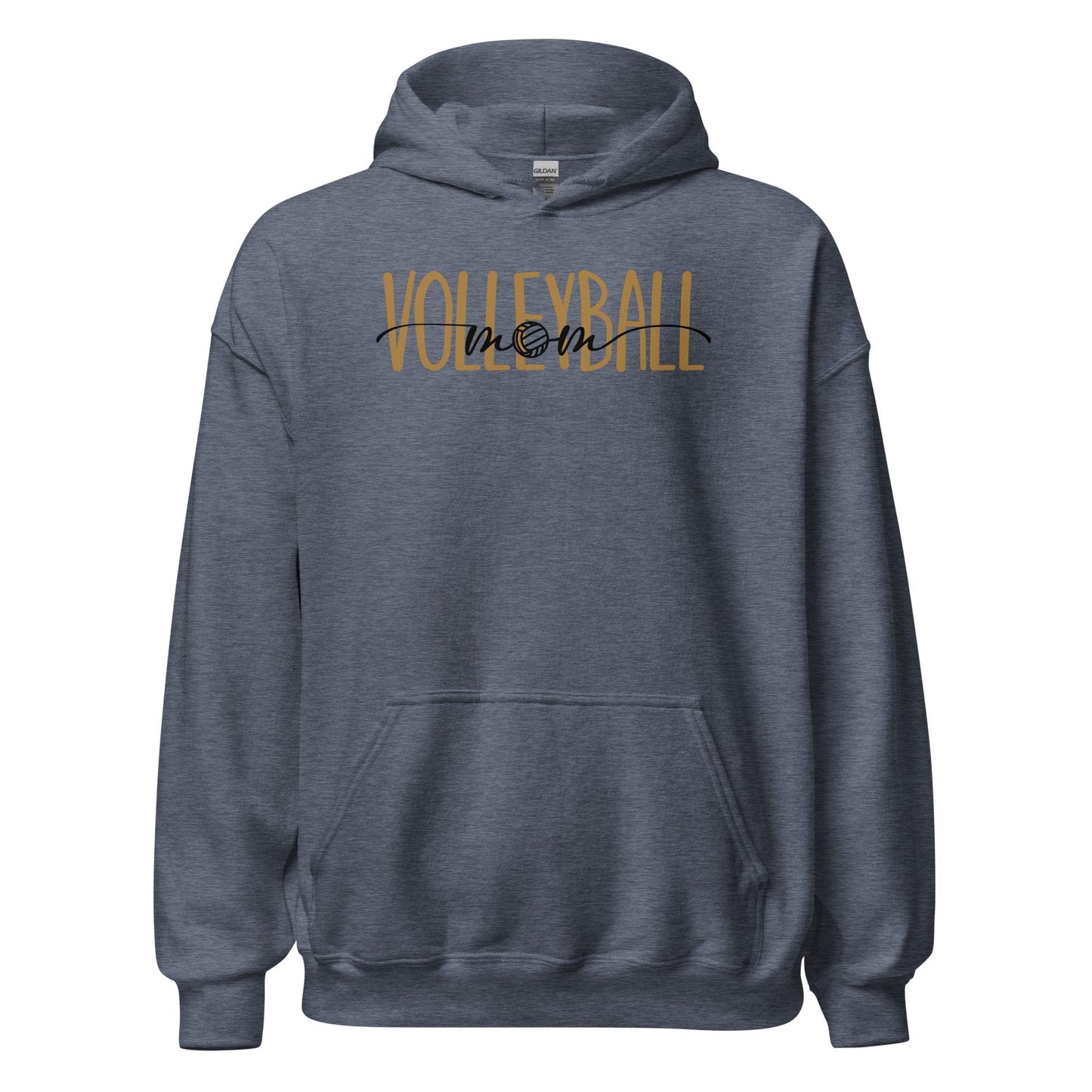 Volleyball Mom Era Hoodie – Clean & Casual Heather Sport Dark Navy / S Spirit Gear Collective Hoodie