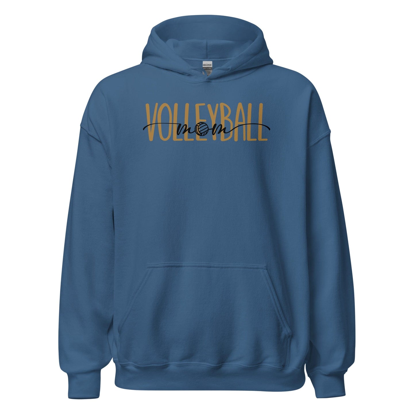 Volleyball Mom Era Hoodie – Clean & Casual Indigo Blue / S Spirit Gear Collective Hoodie