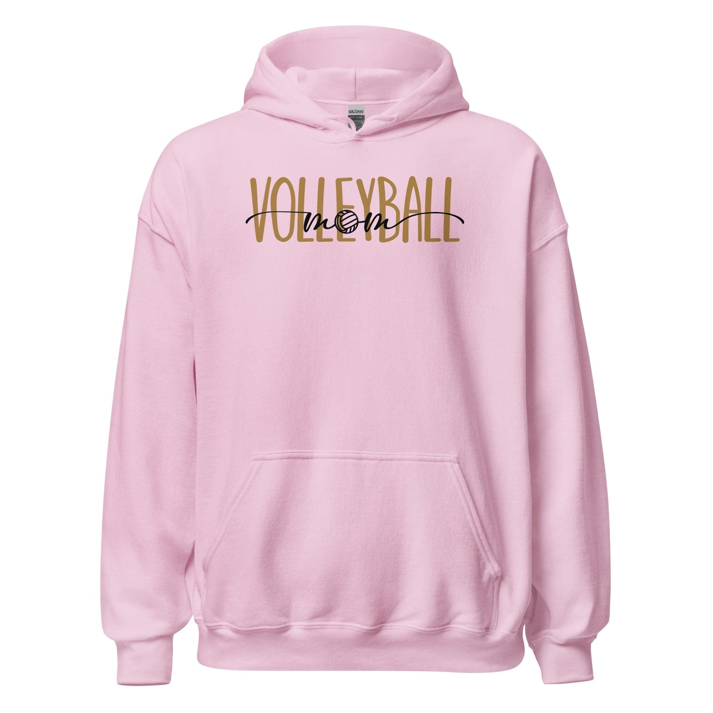 Volleyball Mom Era Hoodie – Clean & Casual Light Pink / S Spirit Gear Collective Hoodie