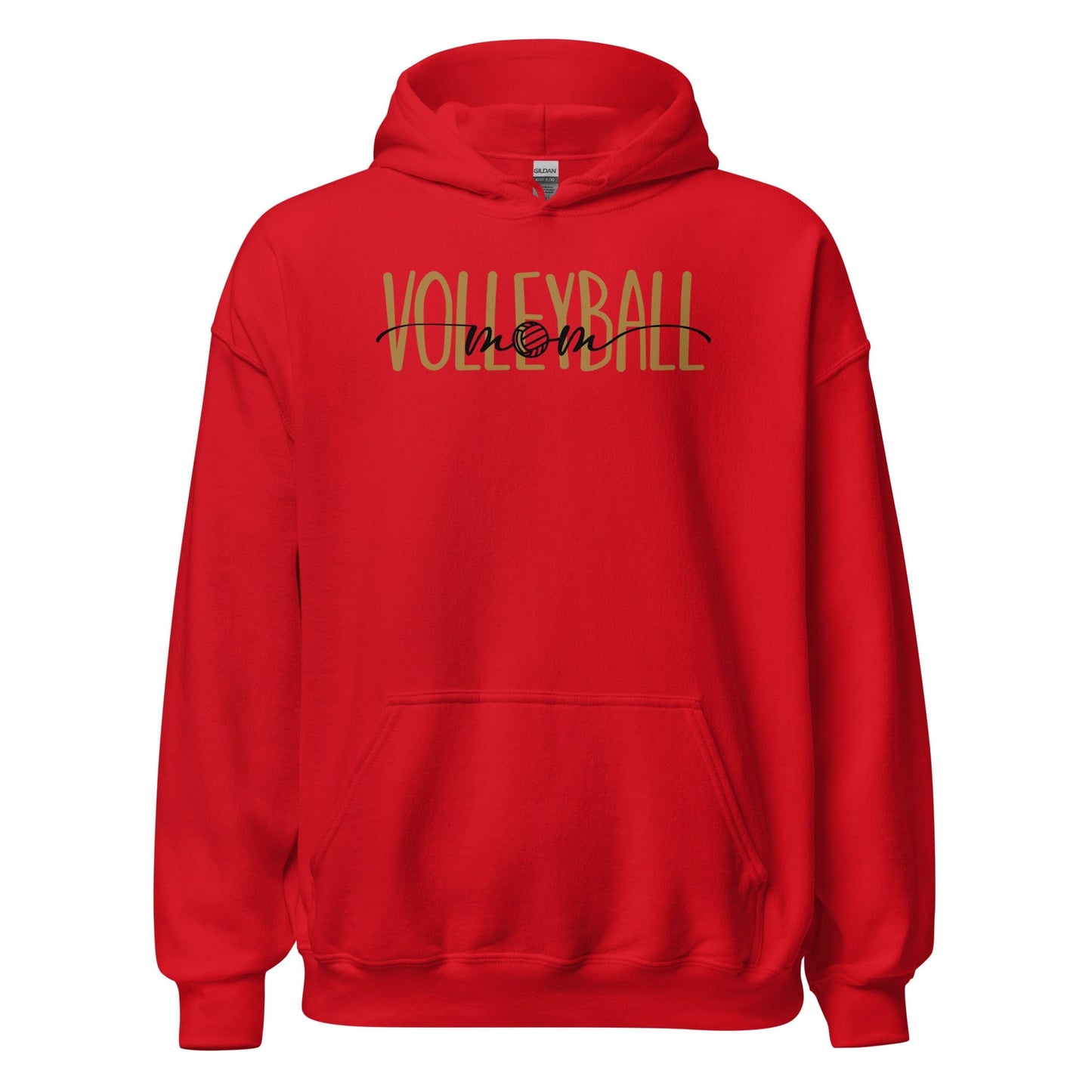 Volleyball Mom Era Hoodie – Clean & Casual Red / S Spirit Gear Collective Hoodie