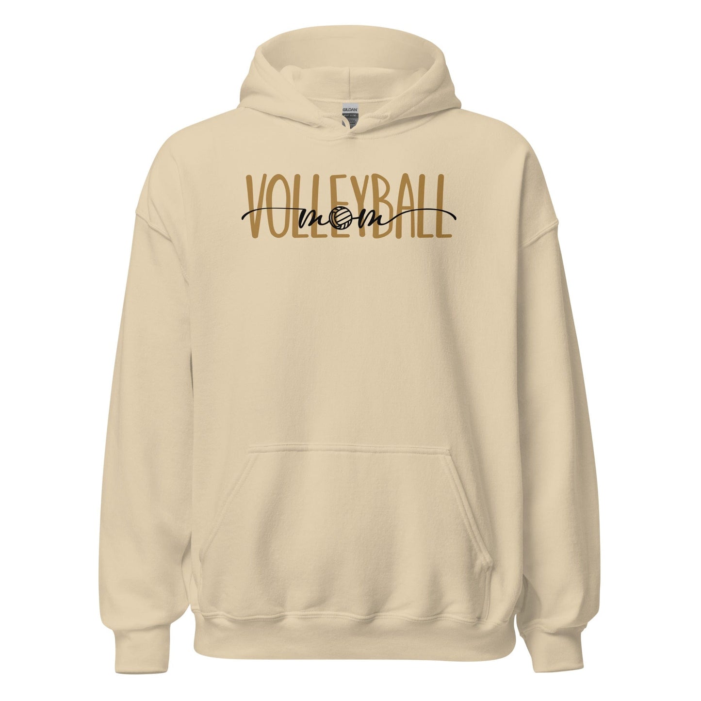 Volleyball Mom Era Hoodie – Clean & Casual Sand / S Spirit Gear Collective Hoodie