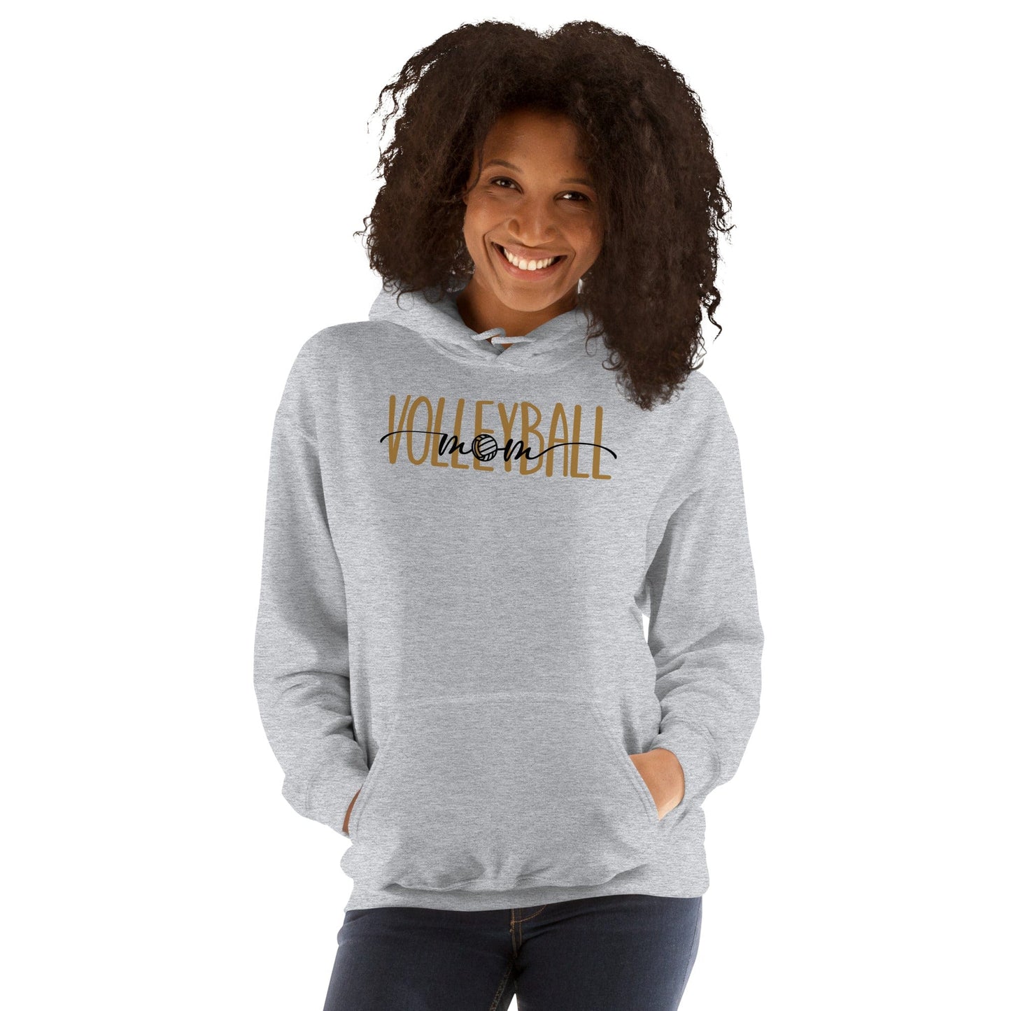 Volleyball Mom Era Hoodie – Clean & Casual Spirit Gear Collective Hoodie