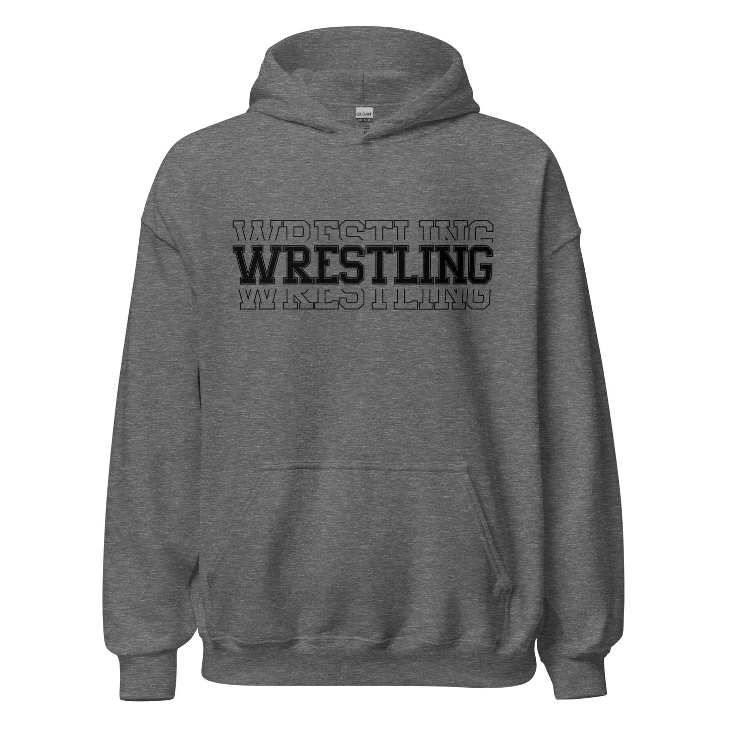 Wrestling Hoodie Graphite Heather / S Spirit Gear Collective Hoodie
