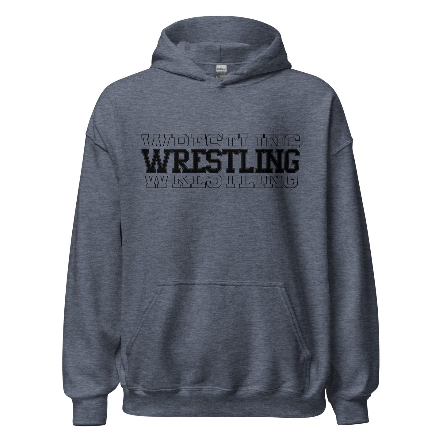 Wrestling Hoodie Heather Sport Dark Navy / S Spirit Gear Collective Hoodie