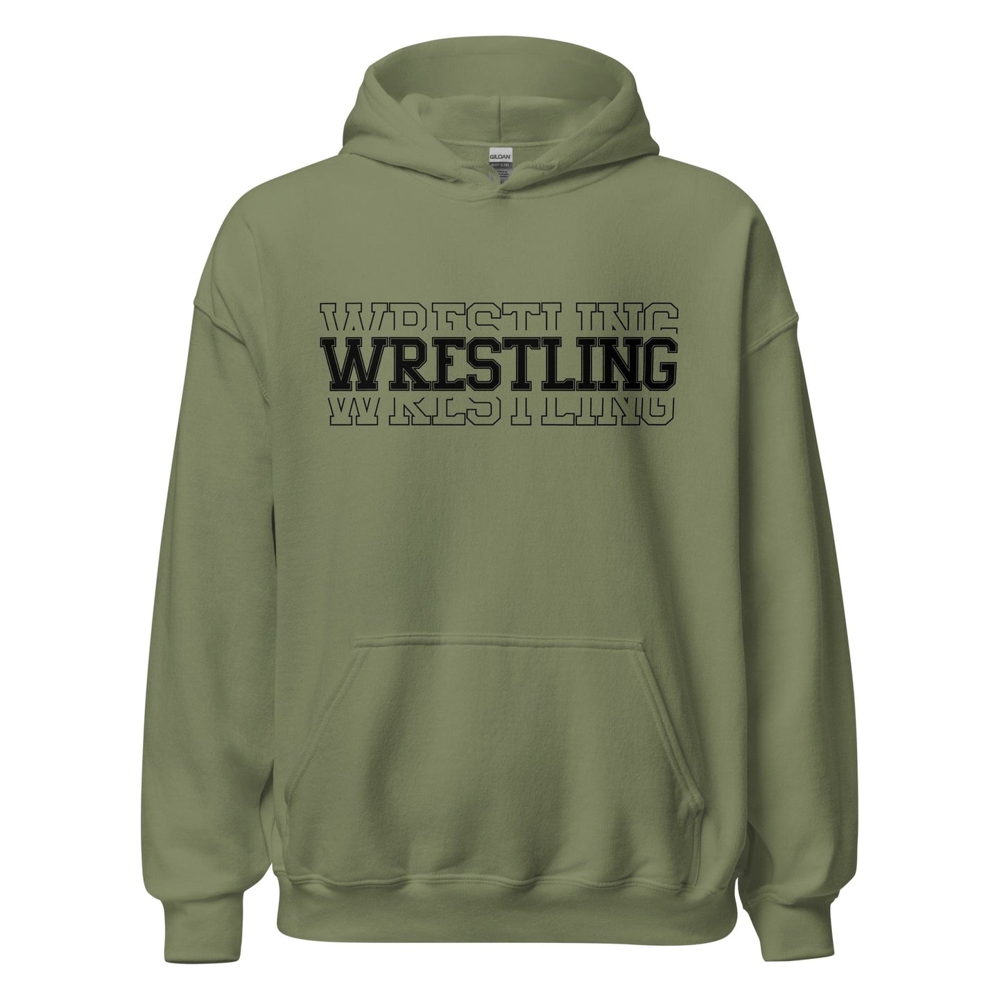Wrestling Hoodie Military Green / S Spirit Gear Collective Hoodie