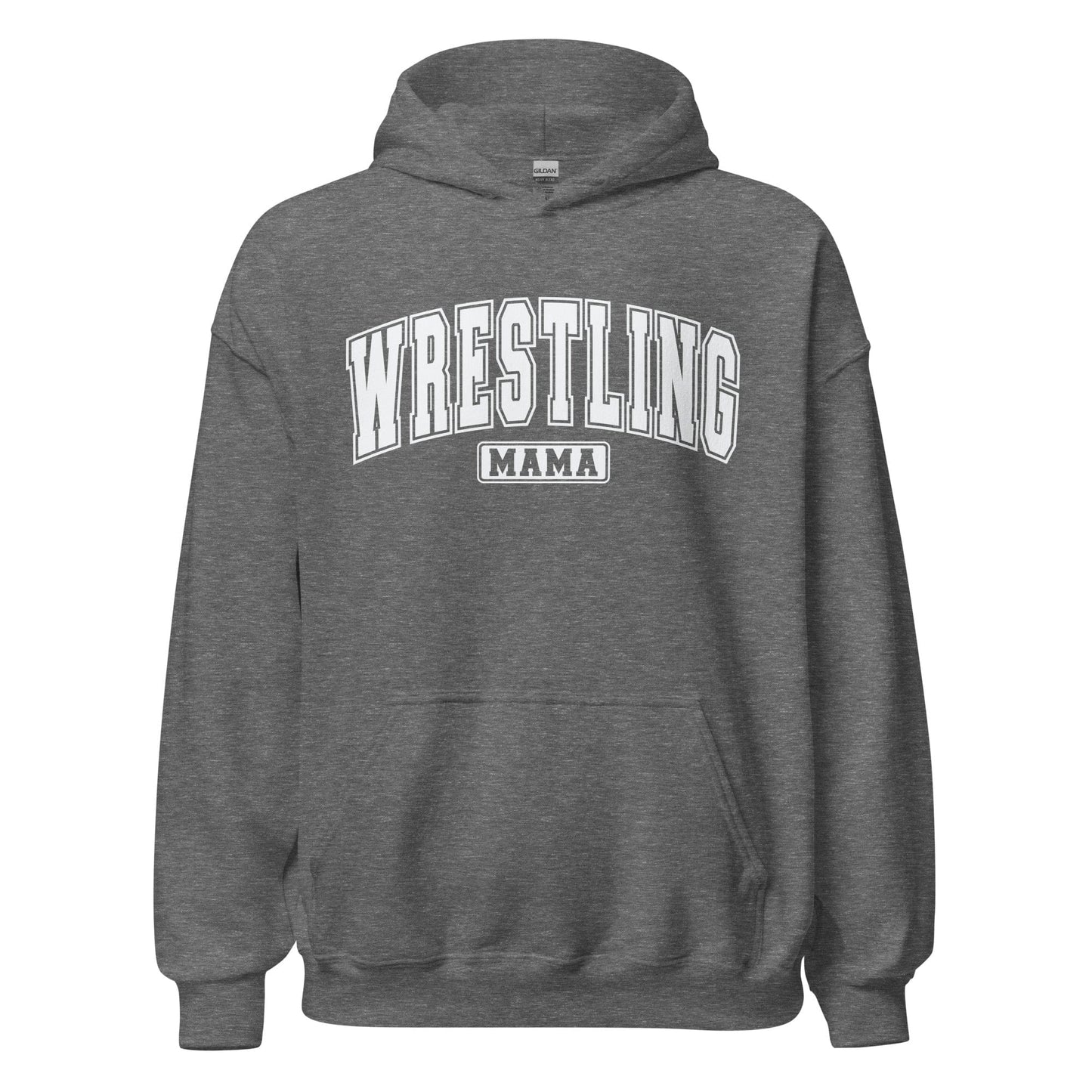 Wrestling Mama Hoodie Graphite Heather / S Spirit Gear Collective Hoodie