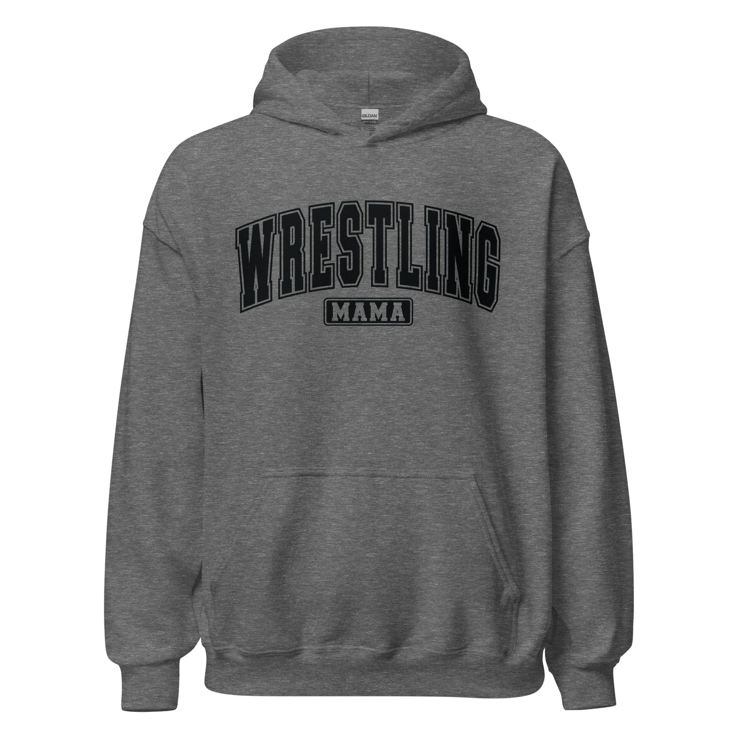 Wrestling Mama Hoodie Graphite Heather / S Spirit Gear Collective Hoodie