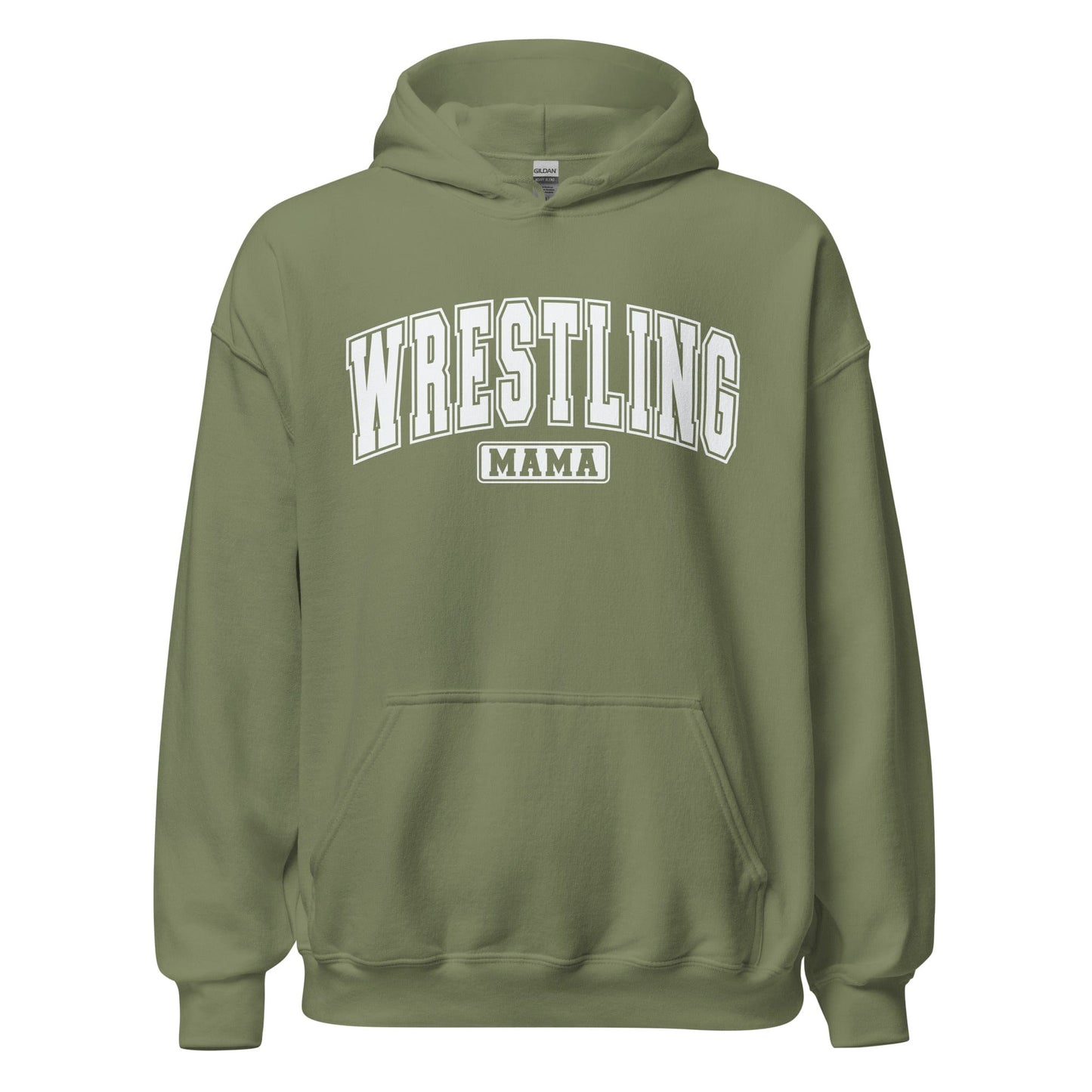 Wrestling Mama Hoodie Military Green / S Spirit Gear Collective Hoodie