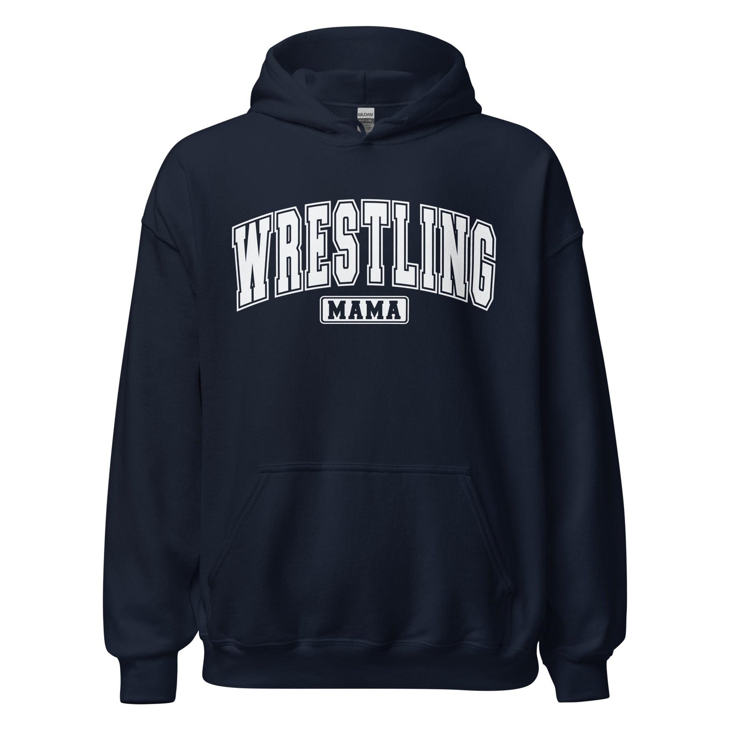 Wrestling Mama Hoodie Navy / S Spirit Gear Collective Hoodie