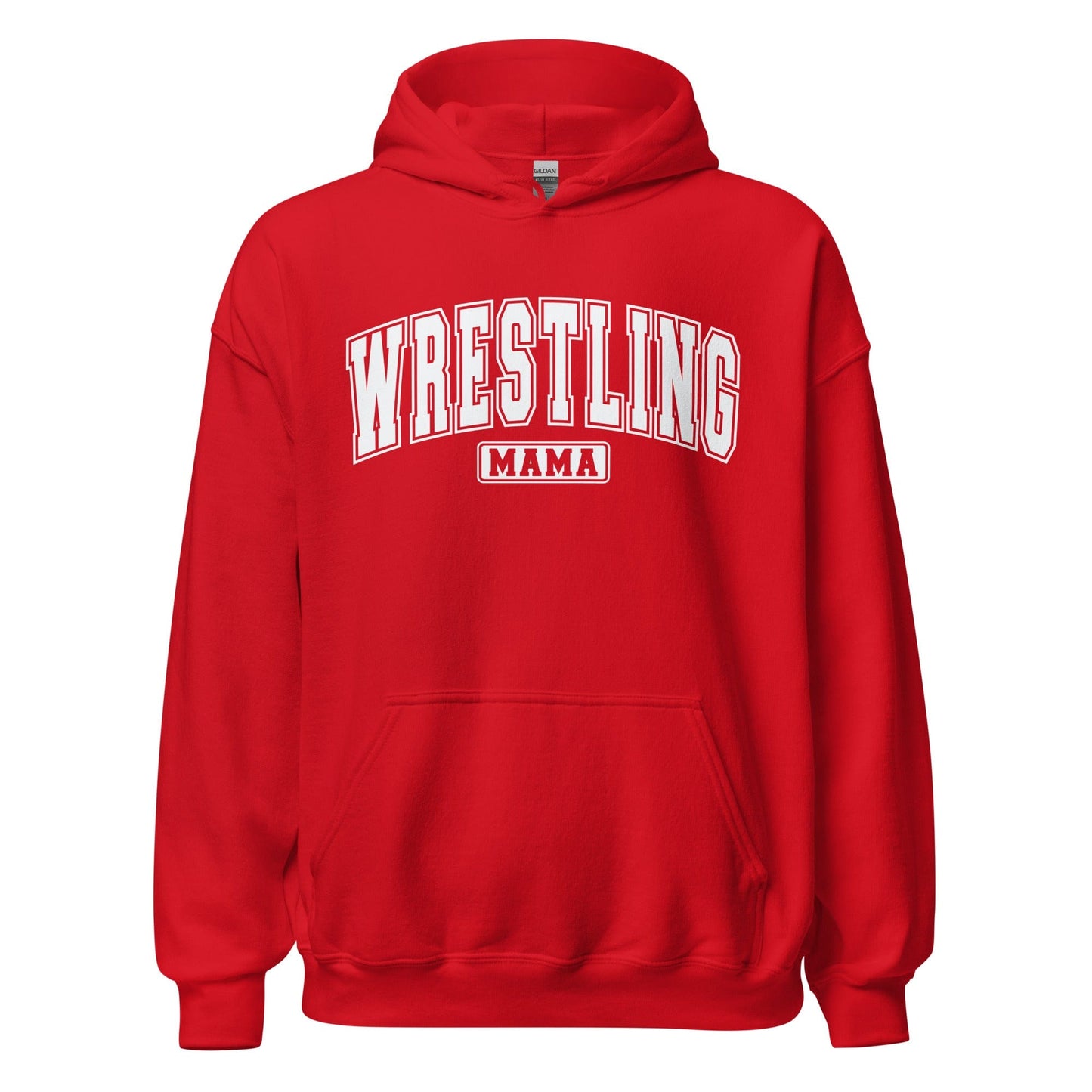 Wrestling Mama Hoodie Red / S Spirit Gear Collective Hoodie