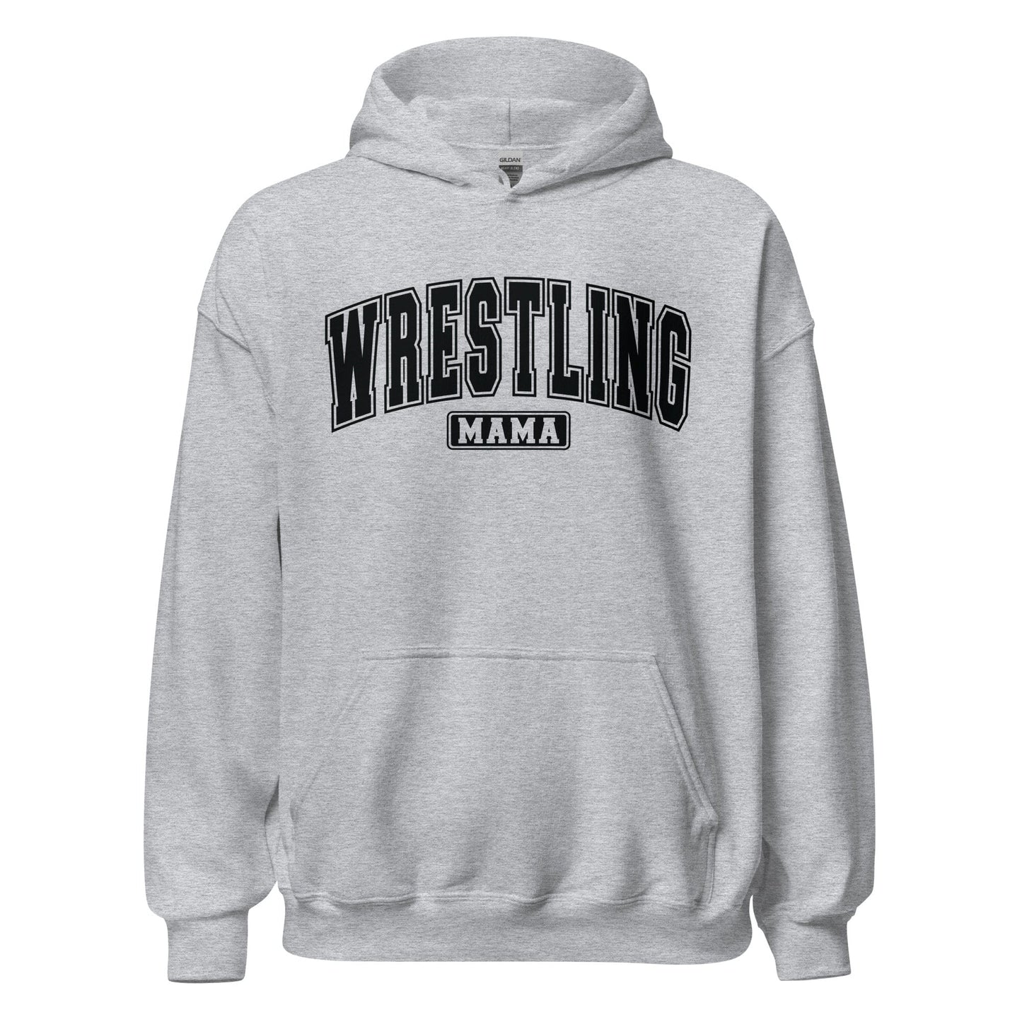 Wrestling Mama Hoodie Sport Grey / S Spirit Gear Collective Hoodie