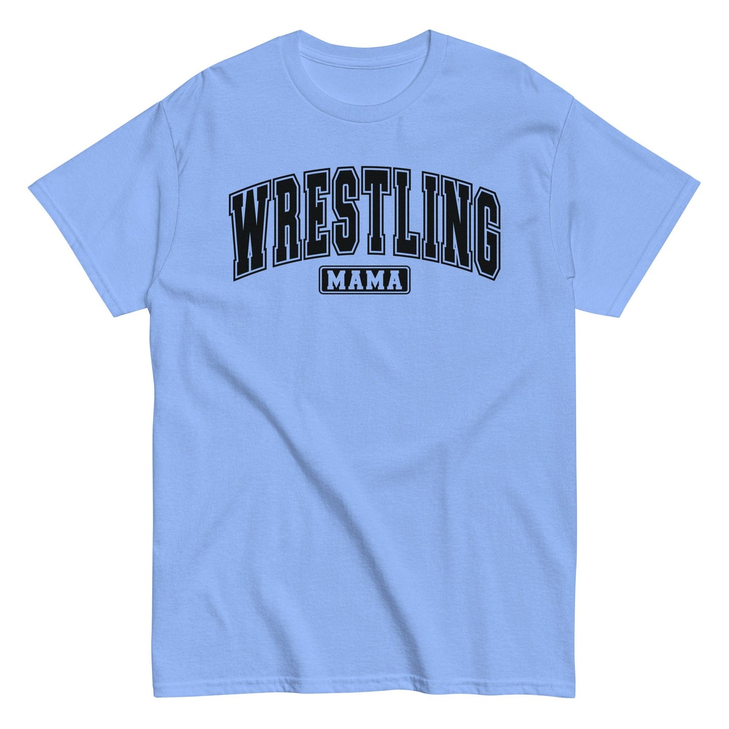 Wrestling Mama Shirt Carolina Blue / S Spirit Gear Collective T-Shirt
