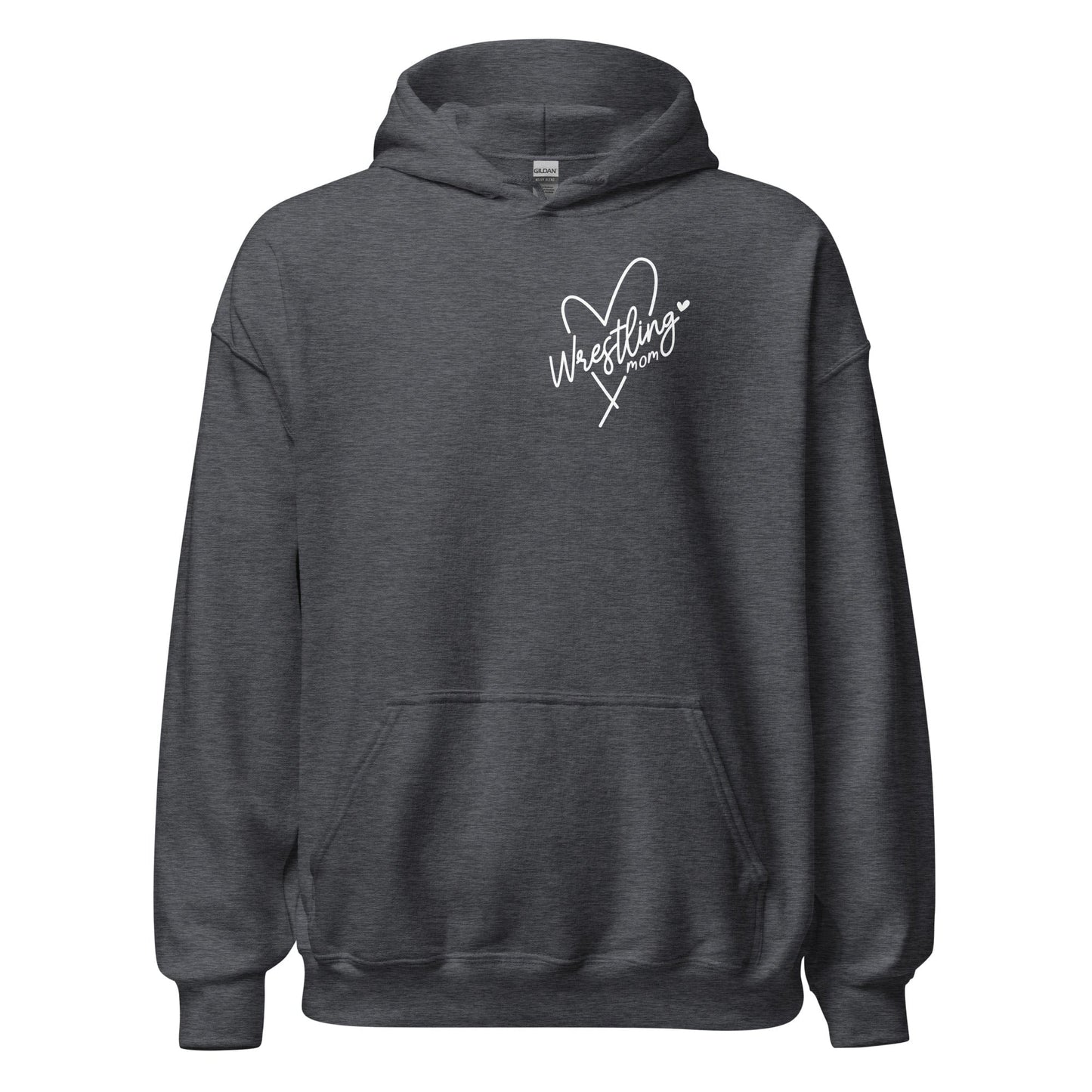 Wrestling Mom Hoodie Dark Heather / S Spirit Gear Collective Hoodie