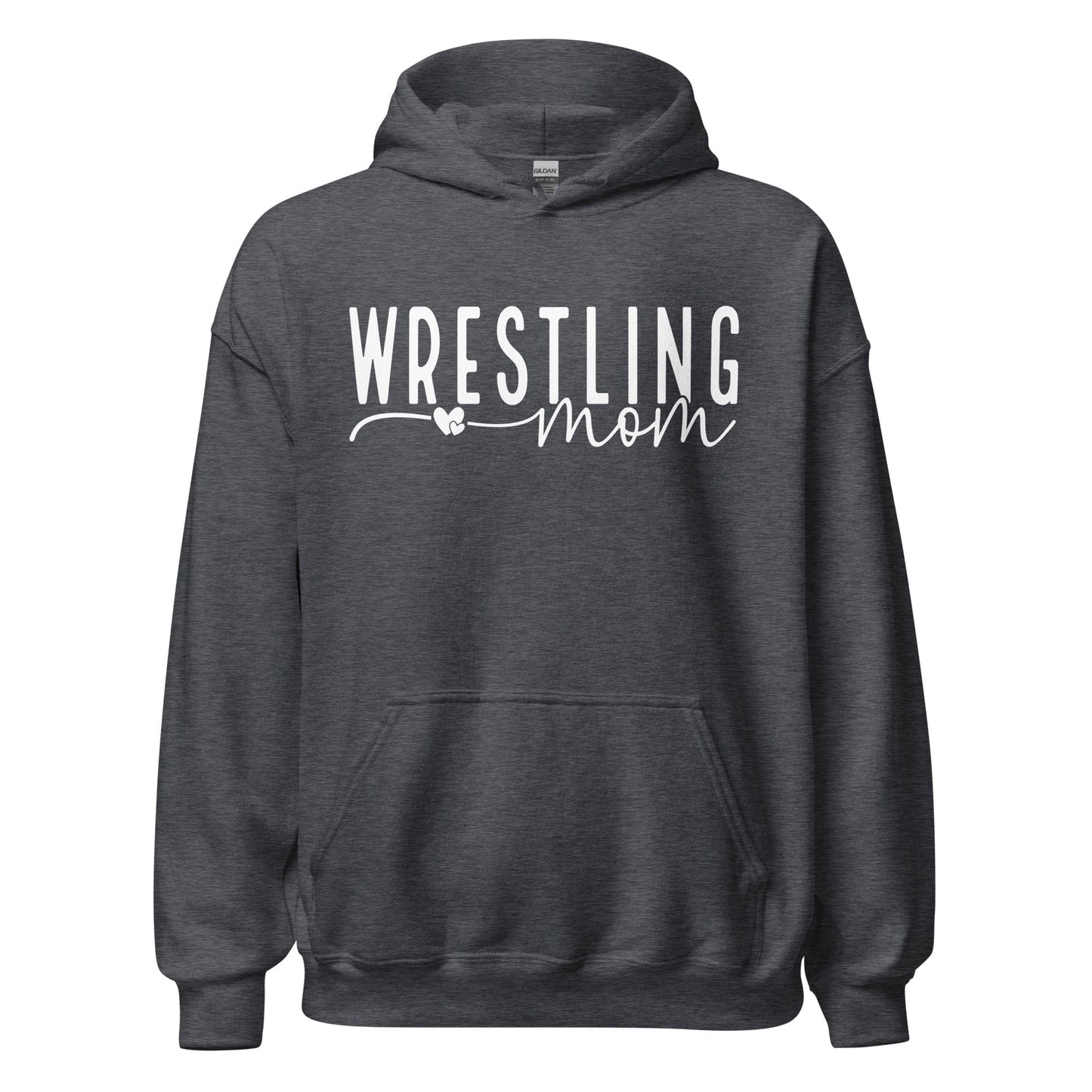 Wrestling Mom Hoodie Dark Heather / S Spirit Gear Collective Hoodie