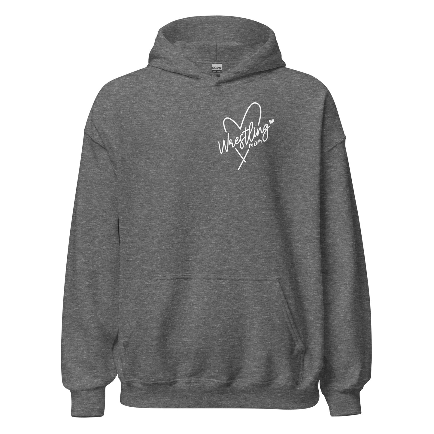 Wrestling Mom Hoodie Graphite Heather / S Spirit Gear Collective Hoodie