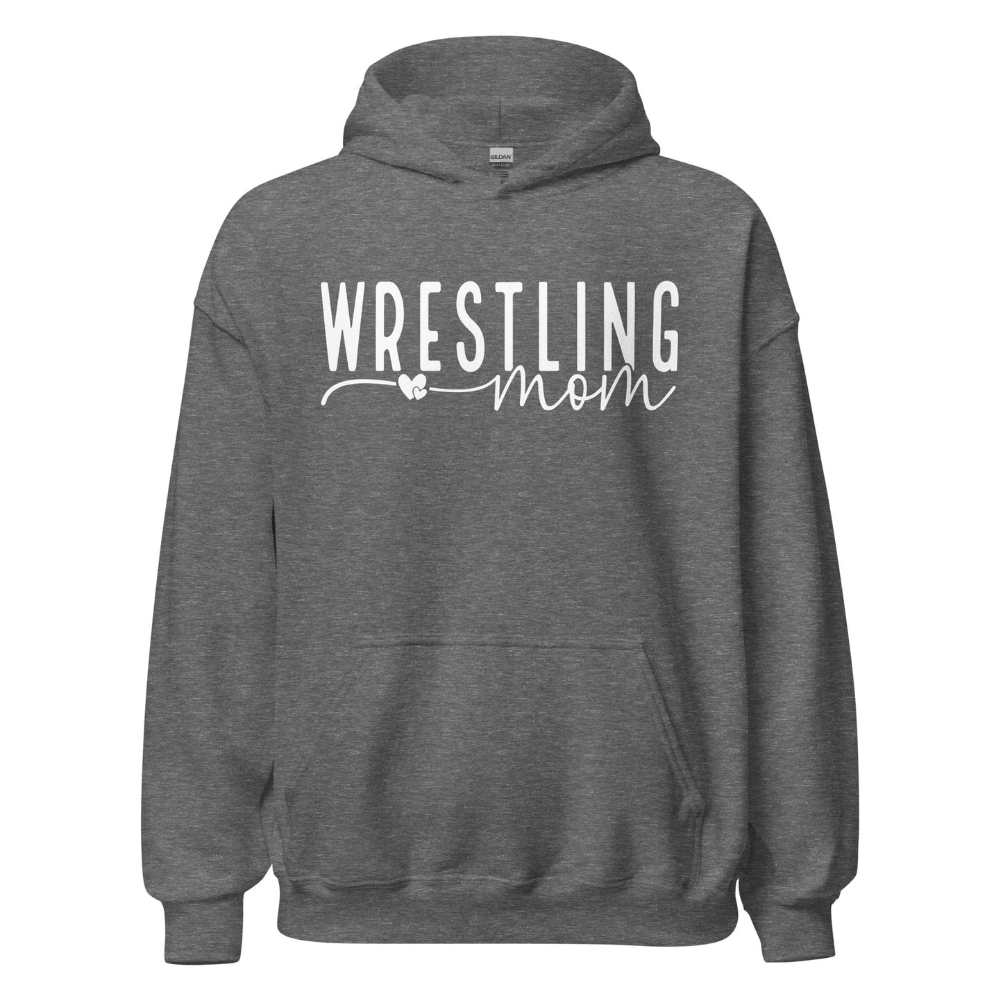 Wrestling Mom Hoodie Graphite Heather / S Spirit Gear Collective Hoodie