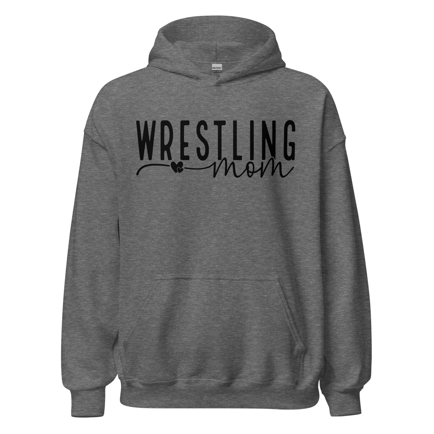 Wrestling Mom Hoodie Graphite Heather / S Spirit Gear Collective Hoodie